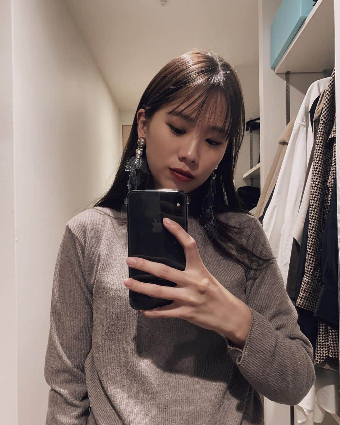 藤木祐凪のインスタグラム：「ずっと狙ってたイヤリング🥺✨  #fumietanaka  #envylook  #envylook_japan」
