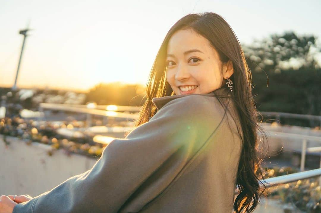 川瀬莉子さんのインスタグラム写真 - (川瀬莉子Instagram)「. 久しぶりにしっかり見た夕陽🌆 やっぱり綺麗だね😳」1月24日 18時56分 - kawase_riko_official