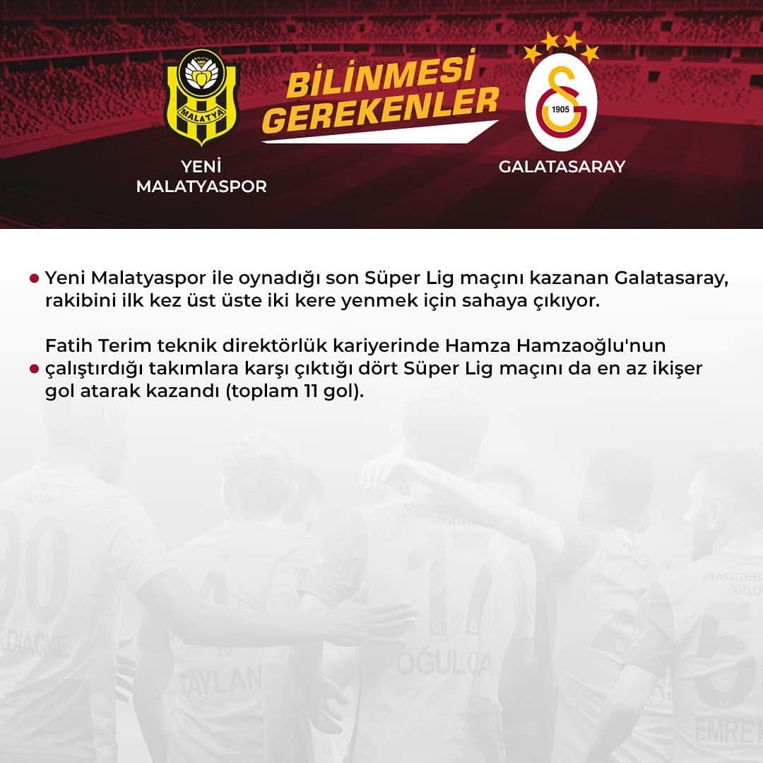 ガラタサライSKさんのインスタグラム写真 - (ガラタサライSKInstagram)「📊 Yeni Malatyaspor - #Galatasaray maçı öncesi bilinmesi gerekenler... #YMSvGS」1月24日 20時00分 - galatasaray