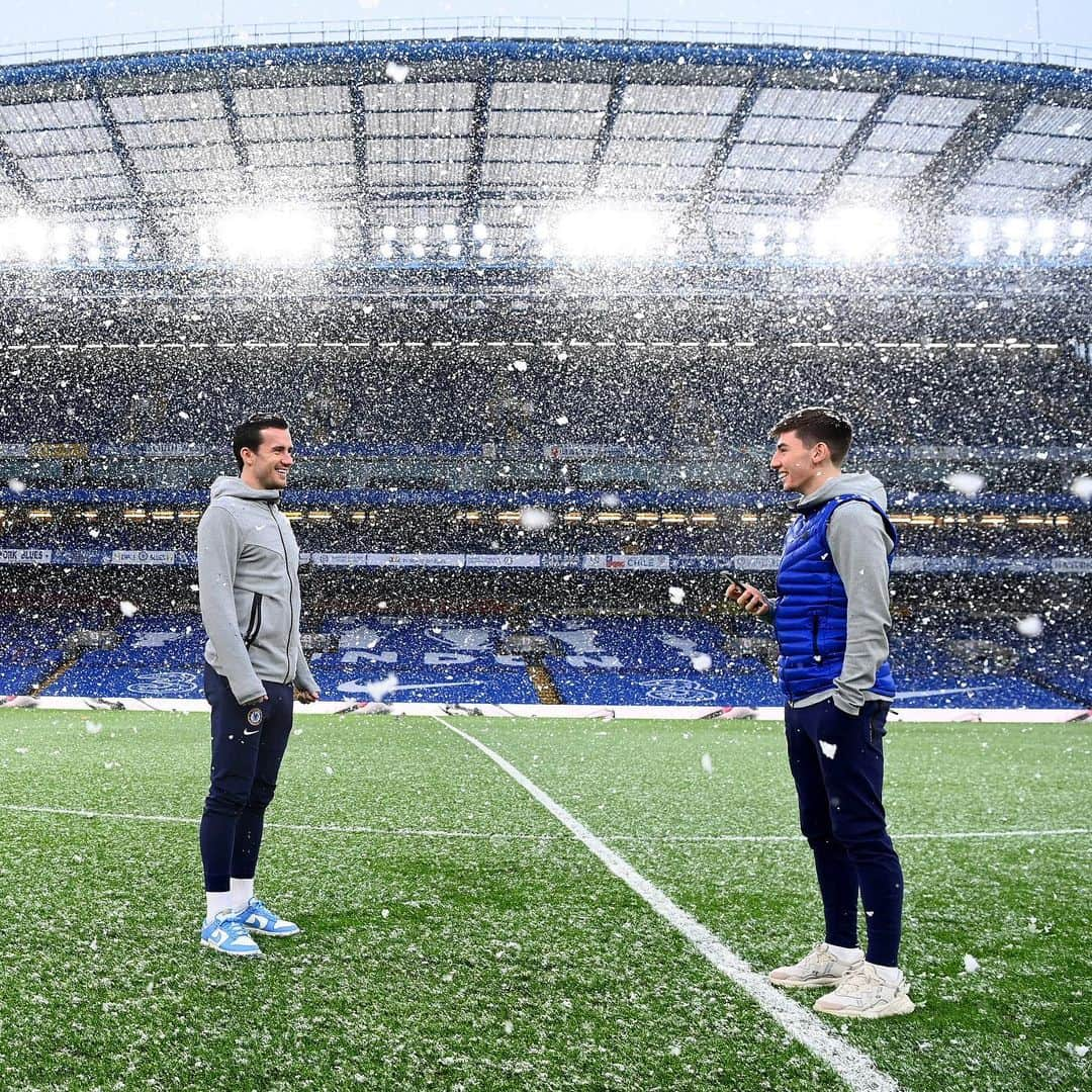 チェルシーFCさんのインスタグラム写真 - (チェルシーFCInstagram)「Chilly Gilmour! 🌨 @BenChilwell @BillyGilmourrr #CHELUT #CFC #Chelsea」1月24日 20時30分 - chelseafc