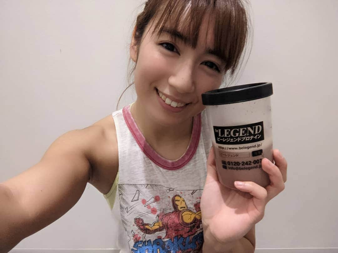 才木玲佳さんのインスタグラム写真 - (才木玲佳Instagram)「プロテインはビーレジェンド✨🙋‍♀️✨」1月24日 20時41分 - saikireika