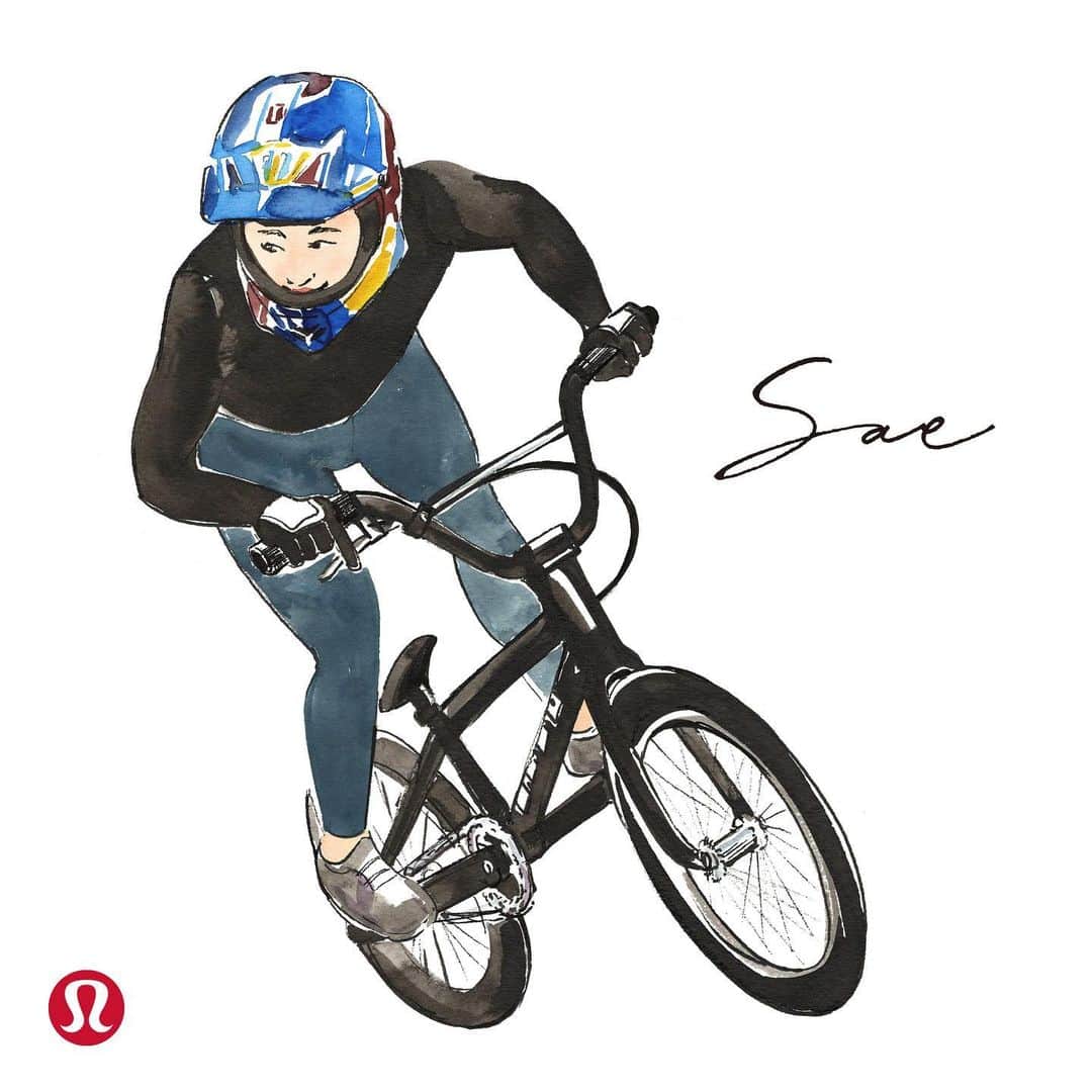 畠山紗英のインスタグラム：「I am already so excited about the journey with this family in 2021!!  🎨 @natsuyamaguchi   #lululemon #lululemonambassador」