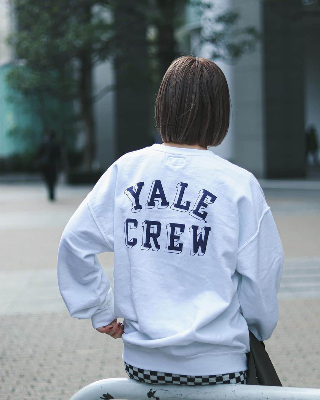 のインスタグラム：「﻿ ﻿ 【 SUNNY SPORTS YALE vintage クルースウェット】﻿ ﻿ 愛くるしいプリントが施された﻿ SUNNY SPORTSのカレッジコラボシリーズのスウェット。﻿ ﻿ 今回は８校あるアイビーリーグの中からYALE大学をセレクト。﻿ フロントには"HANDSOME DAN ハンサム・ダン"(イェール大学の運動部でマスコットを務めるブルドッグの名跡)のクラシカルなロゴやイラストをプリントしています。﻿ ﻿ SIZE :  FREE﻿ COL : gray , white﻿ ¥ 8,200 +tax ﻿ ﻿ ---------------------------------------------------﻿ ﻿ 【SHOP LIST】﻿ ﻿ JOINT WORKS SHINJUKU﻿ 035-363-7572﻿ ﻿ JOINT WORKS MARK IS MINATOMIRAI﻿ 045-640-0177﻿ ﻿ JOINT WORKS LALA PPORT TOKYO-BAY﻿ 047-421-7101﻿ ﻿ ﻿ ﻿ #jointworks ﻿ #baycrews﻿ #2021ss﻿ #newitem ﻿ #newarrivals﻿  #mensfashion﻿  #ladysfashion﻿ #sunnysports﻿ #yale」