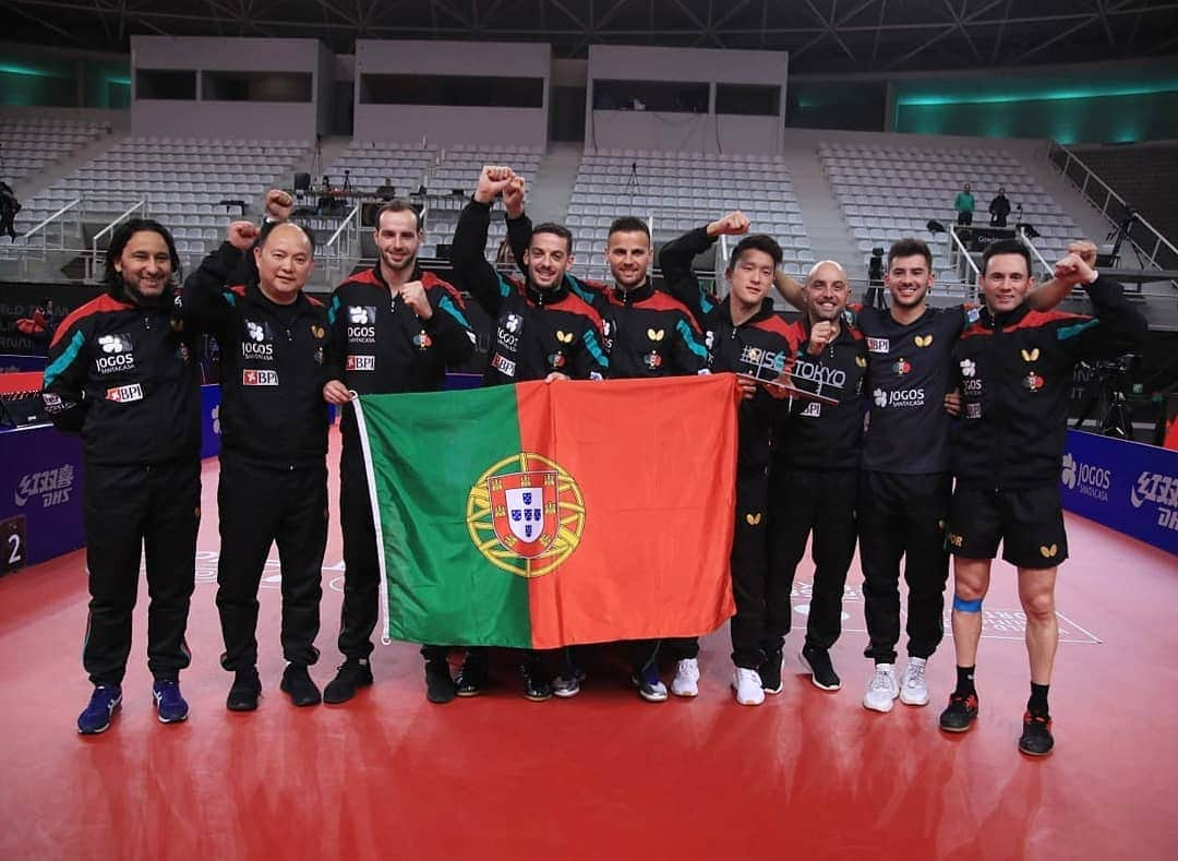 マルコス・フレイタスのインスタグラム：「Faz hoje 1 ano que nos qualificamos para os Jogos Olímpicos em Tóquio. Espero que se consiga ultrapassar esta pandemia para podermos competir em Junho. 🇵🇹😛💪🏻 / 1 year ago when we qualified for the Olympic Games in Tokyo. Hope that we can overcome this pandemic so that we can compete in June. 🇵🇹😛💪🏻」