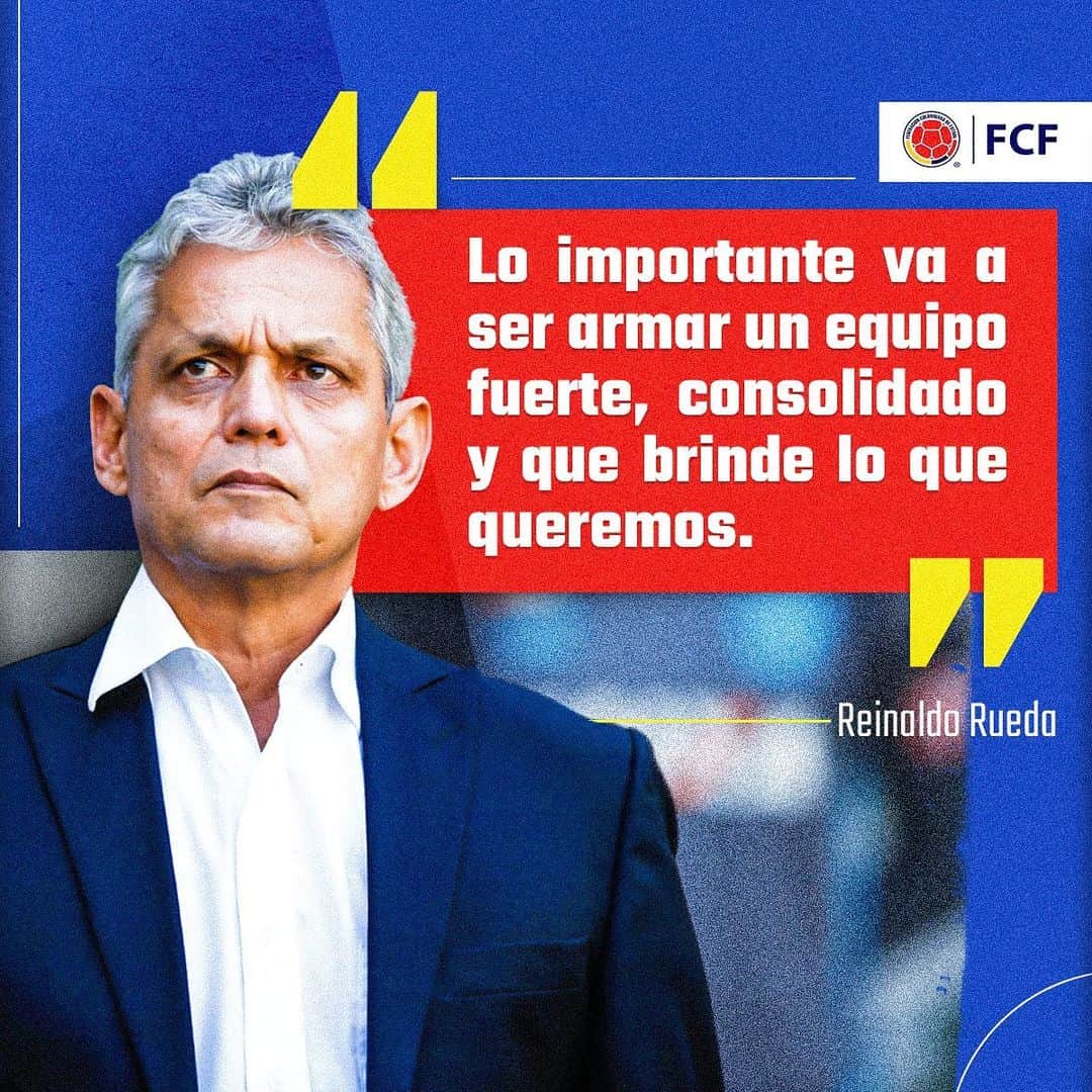サッカー コロンビア代表チームのインスタグラム：「#BienvenidoProfe  ¡Esto es lo que queremos todos! 💪  #VamosColombia 🇨🇴」