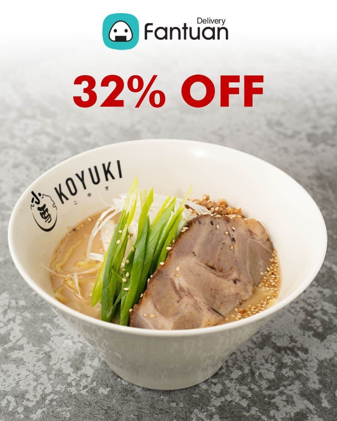 Koyukiのインスタグラム：「KOYUKI's all menu is available for delivery at 32% off on Fantuan starting Monday! Don't miss it! You can download Fantuan APP from the link on our profile page.  #ramennoodles #japanesefood #visitjapan #foodcouver #eatcouver #foodphotography #foodielife #dailyfoodfeed #f52grams #japanesenoodles #noodlelover #narcityvancouver #curiocityvan #crunchvancouver #vanfoodie #eatwithme #vancouvergiveaway #delivery #fantuan  #yvreats #yvrfoodie #604now #604eats #vancouverfoodie #vancityeats #vancouvereats #dishedvan #robsonstreet #ramenlover」