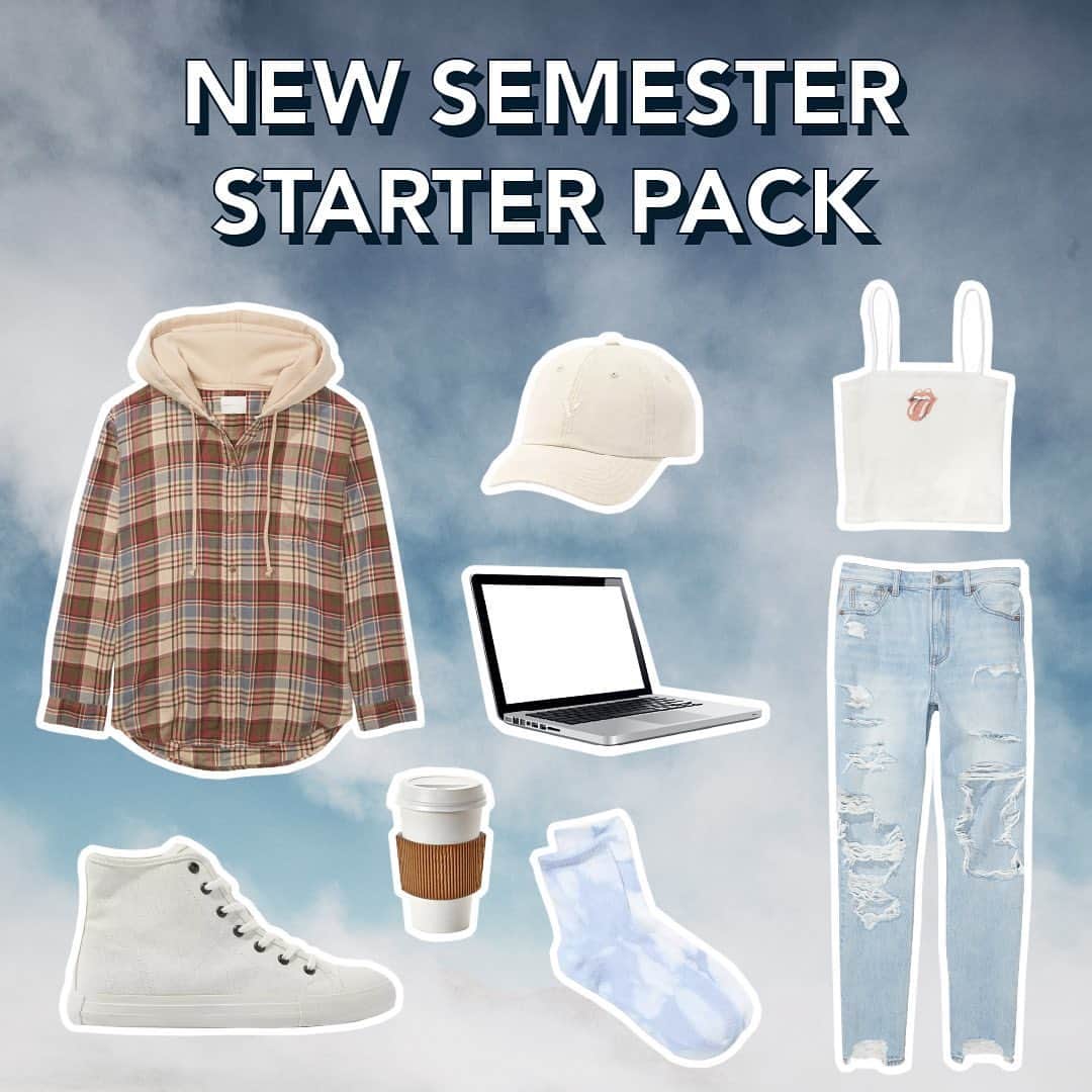 American Eagleのインスタグラム：「New year, new semester, new looks. Who’s ready? 📚🙋‍♀️」