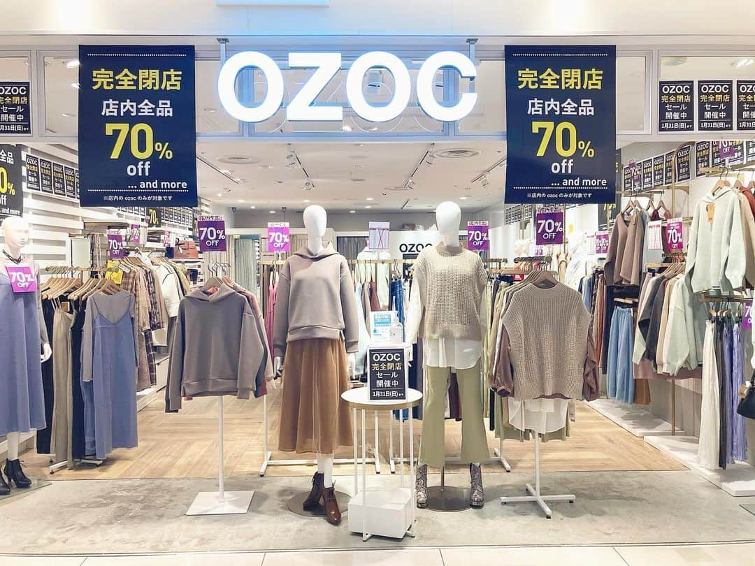 OZOCルミネエスト新宿店のインスタグラム