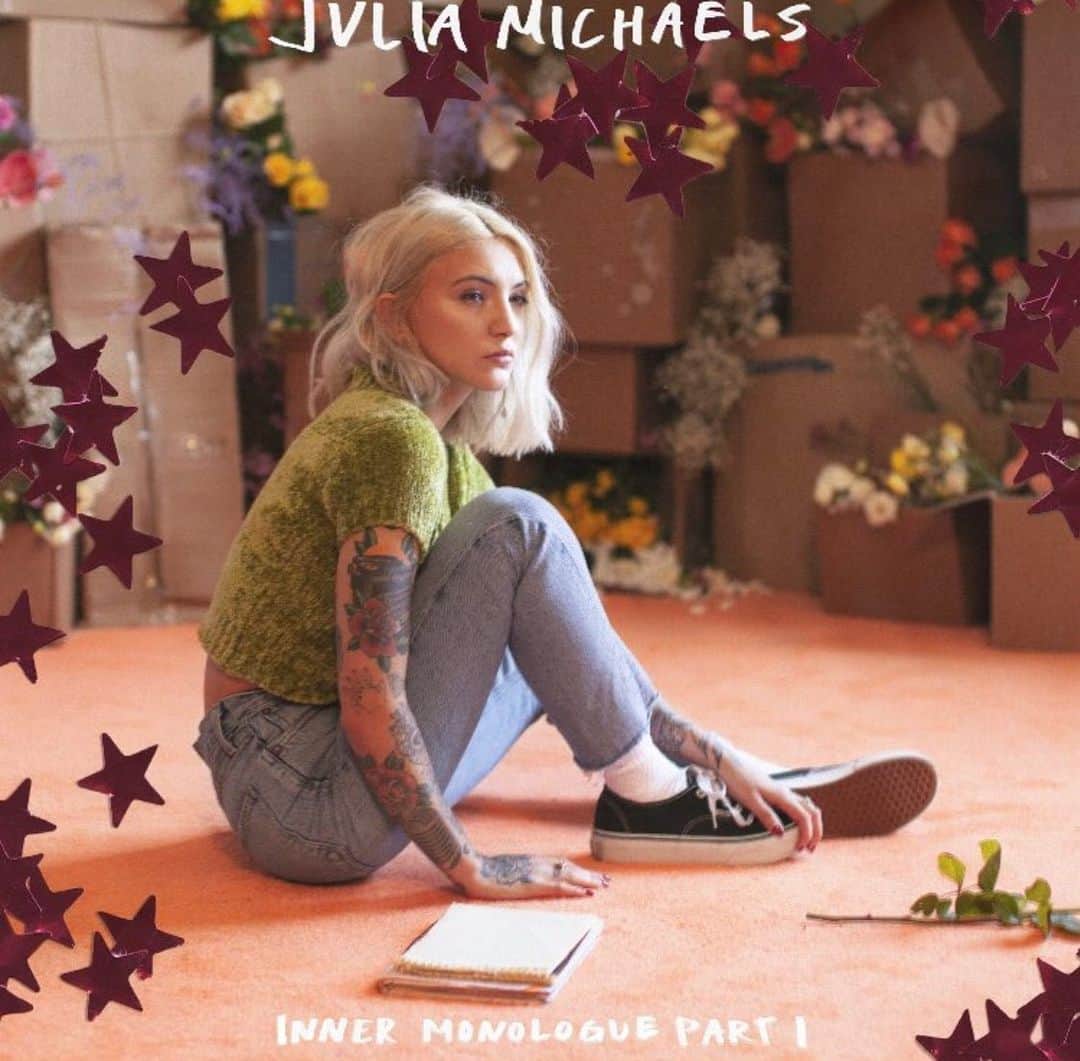 Julia Michaelsのインスタグラム：「2 years since inner monologue part one. I made this record on the outskirts of love and at the height of some of my deepest insecurities. It was the scariest most real I had ever been. I’ve learned so much about life, love and myself since then. Im so so Grateful to everyone that made this EP super special and I hope my first upcoming album resonates with you as IM did. IM and IMT will always have a unique place in my heart cause it brought me so much closer to all of you. Love to everyone that showed IM love and know that I can’t wait to put more music out for you all ❤️❤️❤️」