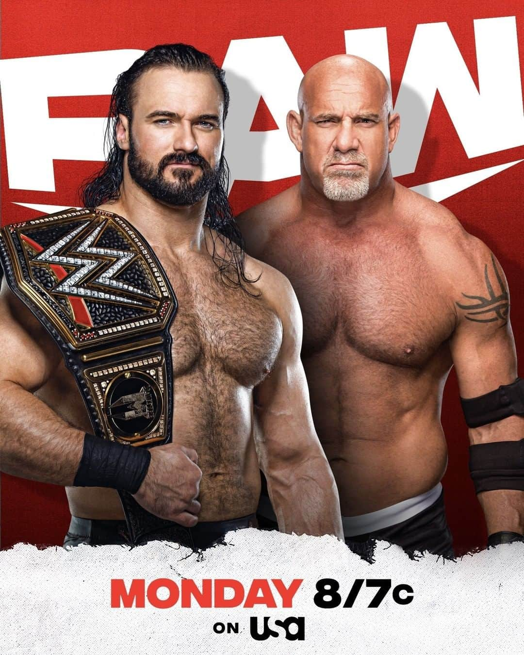 WWEさんのインスタグラム写真 - (WWEInstagram)「TOMORROW NIGHT on #WWERaw: #WWEChampion @dmcintyrewwe & @goldberg95 meet face-to-face just six days before #RoyalRumble, @wwe_asuka defends the Raw #WomensTitle against @alexa_bliss_wwe_, @charlottewwe goes one-on-one with @qosbaszler & @riddlebro looks to run the Hurt Business Gauntlet for a #USTitle opportunity!  📺 Tomorrow night at 8/7c on @usa_network!」1月25日 7時27分 - wwe