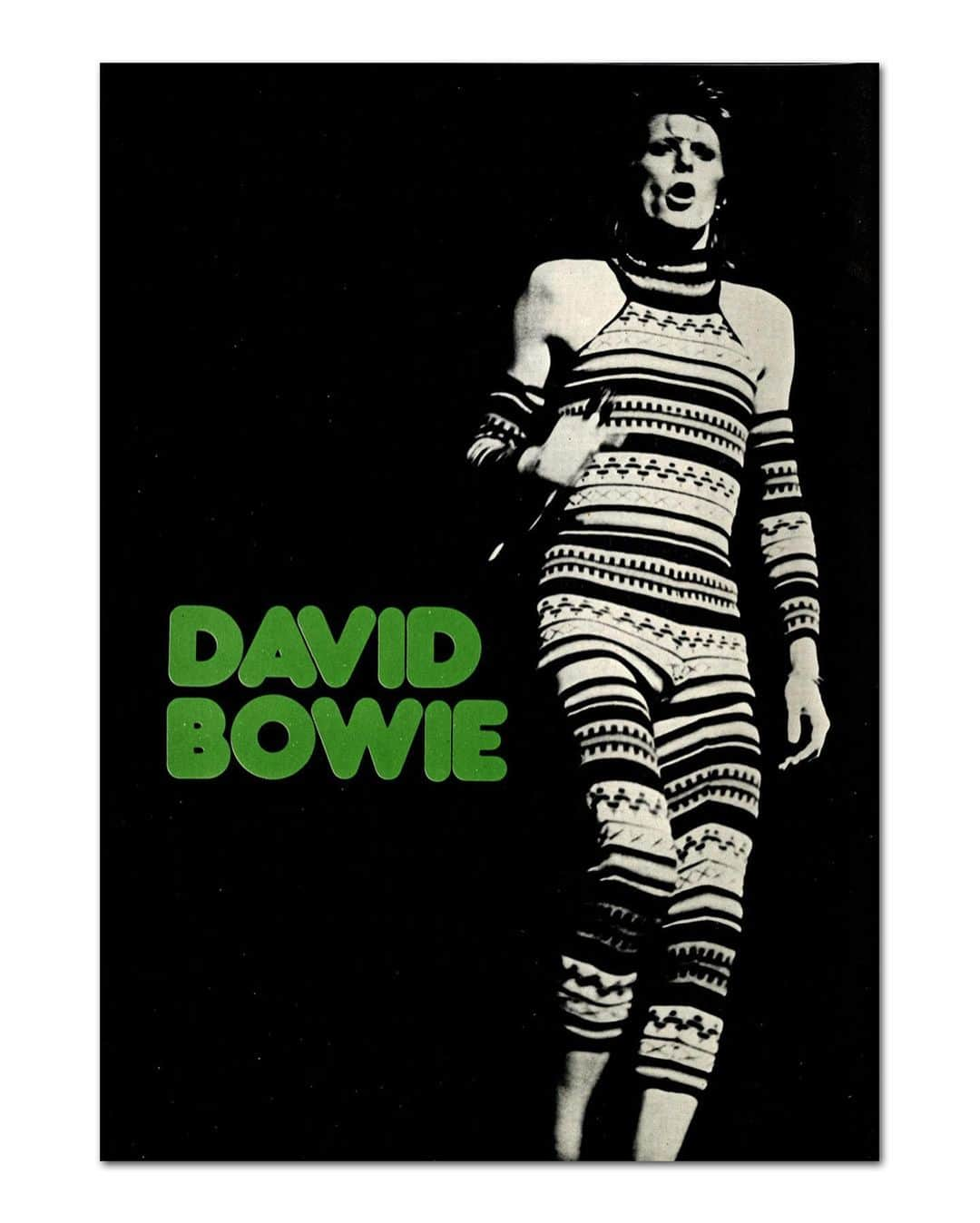 デヴィッド・ボウイさんのインスタグラム写真 - (デヴィッド・ボウイInstagram)「DAILY BOWIE THING – Day 79  “Sake and strange divine…”  On Thursday 5th April 1973, David Bowie and travelling companion, Geoff MacCormack, docked at Yokohama in Japan aboard the SS Oronsay. Slide #1 in our slideshow was taken during a press conference at Imperial Hotel, Tokyo, the following day, as were slides #4 & #10, © Koh Hasebe / Shinko Music Archive.  To coincide with David’s 8-date mini tour of Japan (his first in Japan), RCA issued two promotional albums in the shape of the compilation ROCK 'N' ROLL NOW and Aladdin Sane. They are pictured on slide #2 along with a flier for the Tokyo shows and a press advert.   Brian Ward’s 1972 Ziggy 'Droog' picture was prominent on the albums and in the associated advertising, along with his Ziggy 'hi-kick' photograph which had graced the front of RCA’s 1972 re-issue of The Man Who Sold The World.  Japanese journalists were given a beautiful press kit housed in the paper envelope pictured on slide #3. The kit contained folded versions of the two colour posters (behind David in slide #4), featuring shots taken by Masayoshi Sukita. The two black & white 10x8 promo photos on slide #5 utilising the same shots were also in the press kit.   The live shot from the tour on slide #6 features in Bowie and Sukita’s incredible Speed Of Life book, issued by Genesis Publications in 2012, as does the photo taken in February 1973, at RCA Studios in New York, on slide #7. One of the colour posters also featured a shot from this session.   Slide #8 is the cover of an A4, 28-page, promo booklet included in the press kit. We’re not sure if this was available commercially on the tour too, though there was also a lavish official Japanese colour tour programme. Anybody out there know?   The single-sided leaflet on slide #9 was contained in the kit as were several pages of tour itineraries and other information.   As you've no doubt guessed, this press kit is very rare and just never shows up these days, though the booklet on slide #8 does turn up every now and again.  #DailyBowieThing  #BowiePressKit  #BowiePromoPhotos  #BowieJapan」1月25日 10時04分 - davidbowie