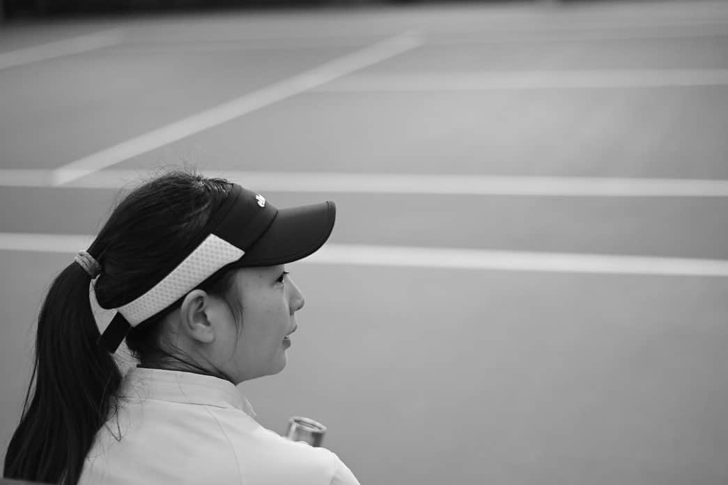 美濃越舞さんのインスタグラム写真 - (美濃越舞Instagram)「三角のところに はまってるようにみえる🙂  たくさんお写真いただいたので少しずつ投稿させてください📷  Photo by @_koumei_   #テニス #写真」1月25日 21時44分 - mai_minokoshi