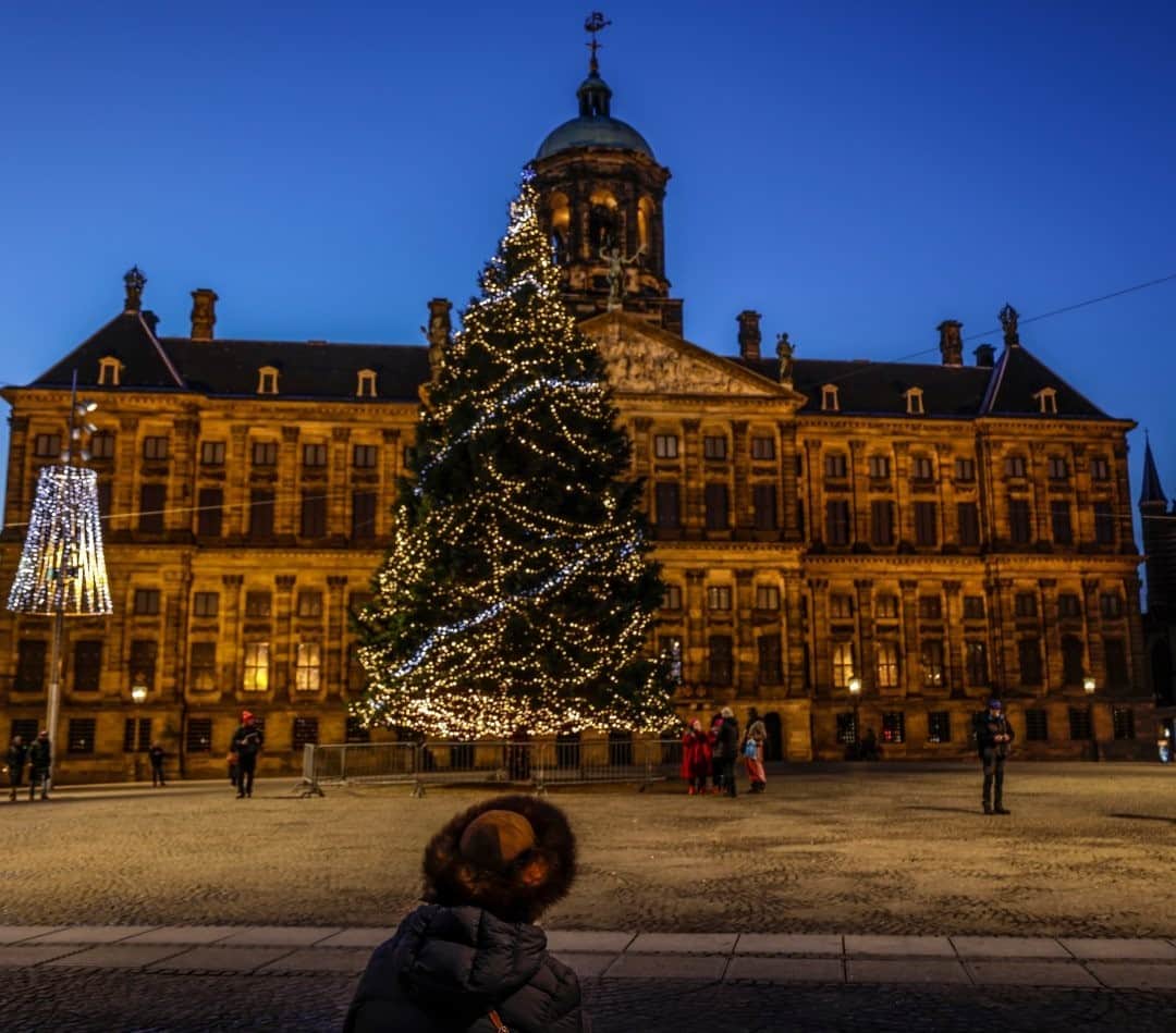 National Geographic Travelさんのインスタグラム写真 - (National Geographic TravelInstagram)「Photo by Muhammed Muheisen @mmuheisen / Amsterdam’s Dam Square is decorated with a Christmas tree for the holiday season. I captured this picture on December 17, 2020. For more photos and videos from different parts of the world, follow me @mmuheisen and @mmuheisenpublic. #muhammedmuheisen #Amsterdam #DamSquare #Netherlands #Christmas」1月25日 20時39分 - natgeotravel