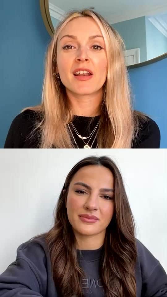 ファーン・コットンのインスタグラム：「We chatted motivation, long term exercise, and being kind to yourself. A small interruption of my cheeky son Rex running into the room and me talking about my creaky hips also featured. Thanks to you all of you who watched live ❤️」