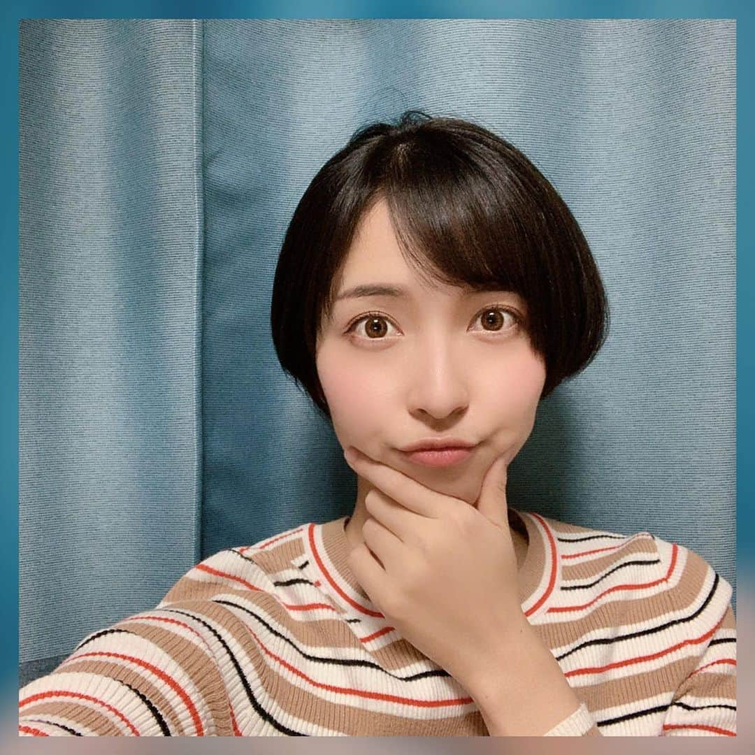 山下耀子のインスタグラム：「髪の毛を整えて . ちょっと染めました😌 ショートが馴染んできましたね…！ もうみんな見慣れたのでは😉」