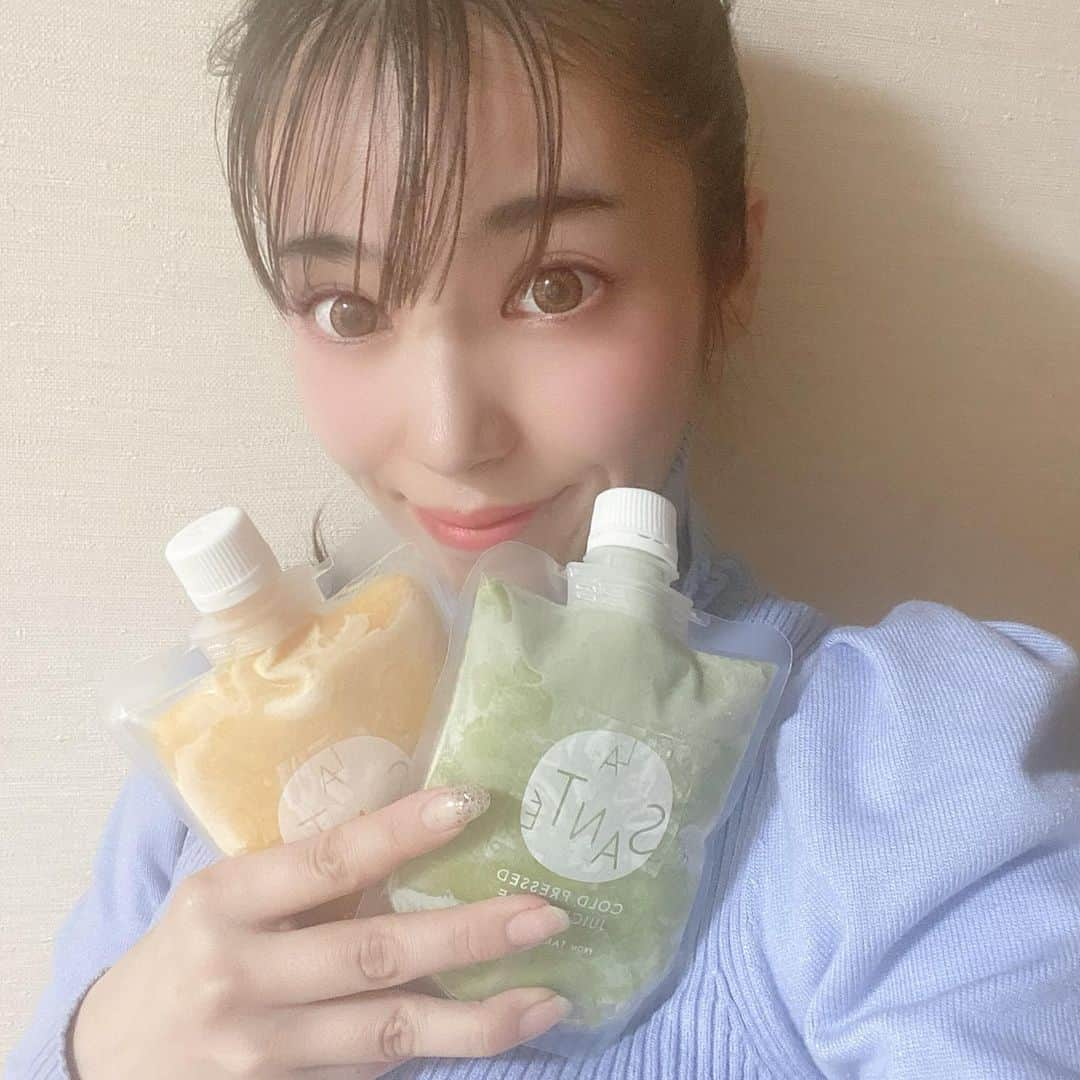 中村かなさんのインスタグラム写真 - (中村かなInstagram)「簡単に健康的なおうちごはんをしたくて🤤 ・ コールドプレス製法の完全無添加スープ🥬🥕🍅🥑 @lasante.takarazuka ・ 朝ごはんにピンクがかわいいビーツをチョイス💖 お野菜のつぶつぶも入ってて無添加なのにお味も美味しくて👏 張り切ってお仕事に行けました☺️💪 ・ アレンジしてお料理にもオススメみたいです🍽 ・ ・ ・ ・ #健康マルシェ #ラサンテ #スープ #コールドプレスジュース #料理アレンジ #お取り寄せ #通販 #宝塚 #pr #美容　#健康 #美容好きな人と繋がりたい #美容好き」1月25日 20時58分 - k777pime