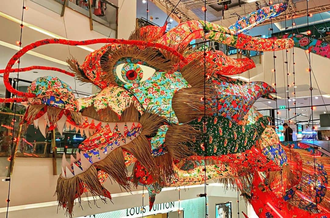 phantastic420のインスタグラム：「. #ChineseNewYearcelebration  🏮🐲🐉🥮🪅🐉🐲🏮 #中国春節 🐲🐉」