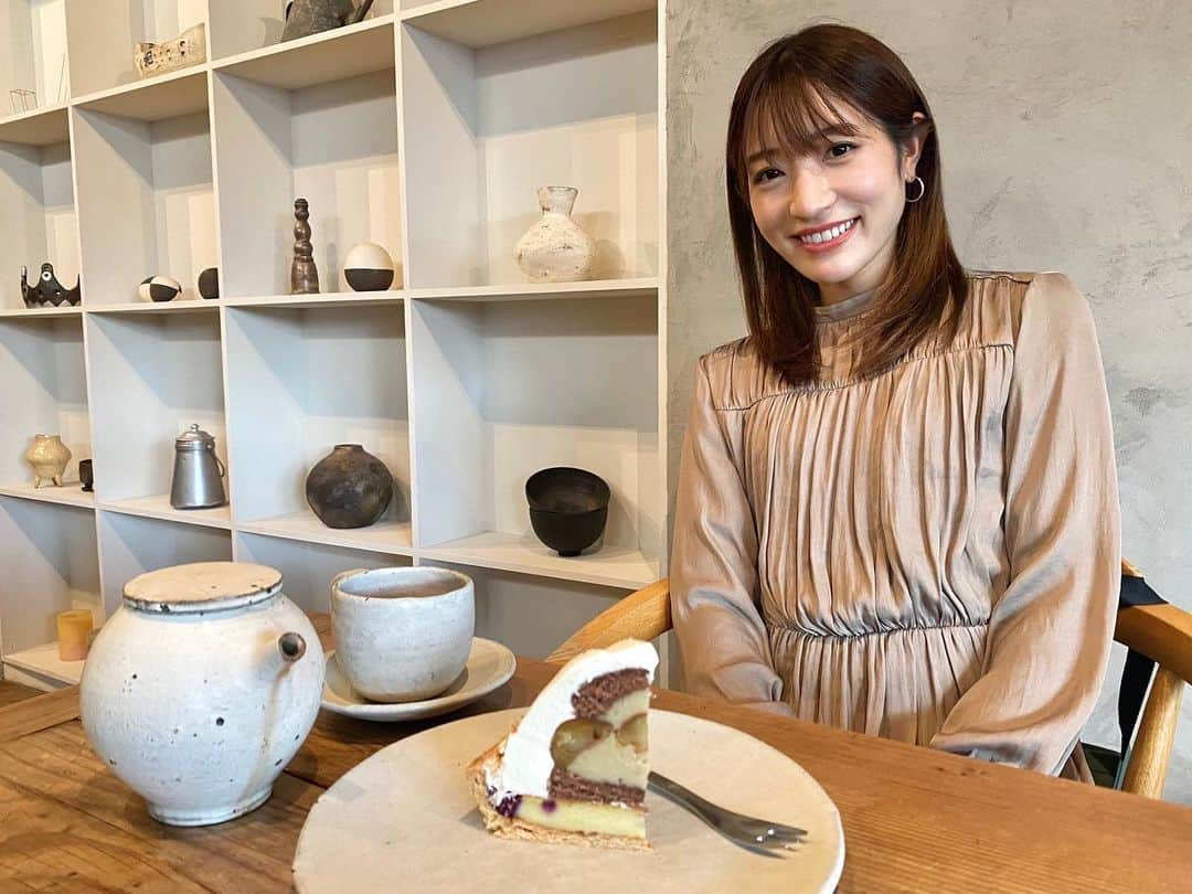 北川彩さんのインスタグラム写真 - (北川彩Instagram)「. 清水にあるお店😋  #cafe #cake #tea #quatreepice  #カフェ #キャトルエピス」1月25日 21時33分 - aya_kitagawa_