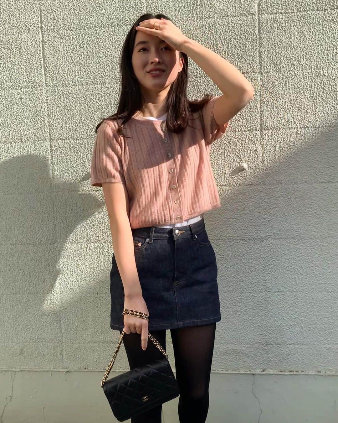 吉竹美聡のインスタグラム：「春日和だった日✨👛💘」