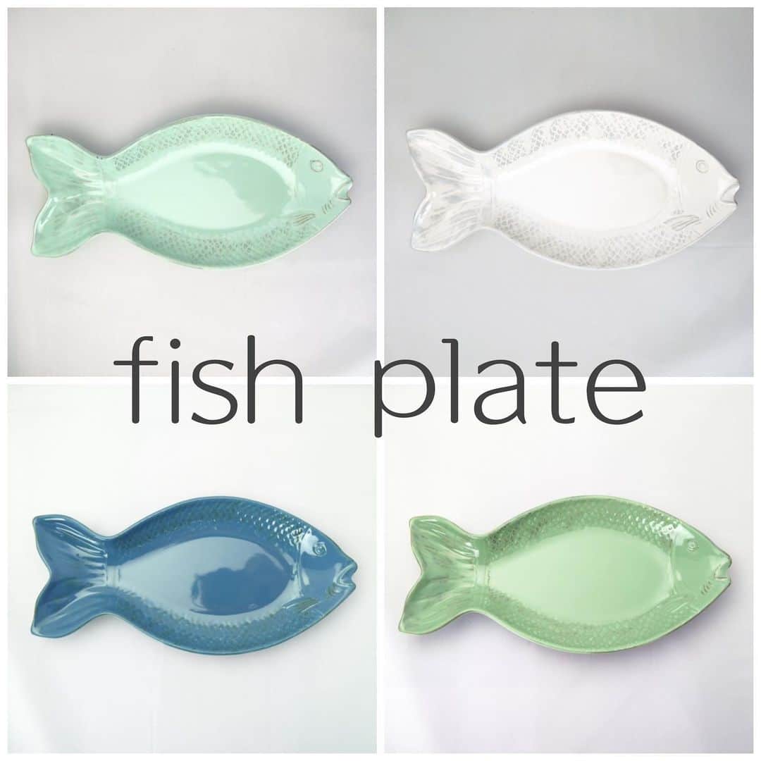 nocotoさんのインスタグラム写真 - (nocotoInstagram)「お魚プレートが再入荷しています。今なら全色揃ってますよ〜 楽しいプレートでおうちごはんも気分転換！ してみませんか？  #fish #fishplate #お魚皿 #tablewear」1月25日 12時43分 - nocoto_store