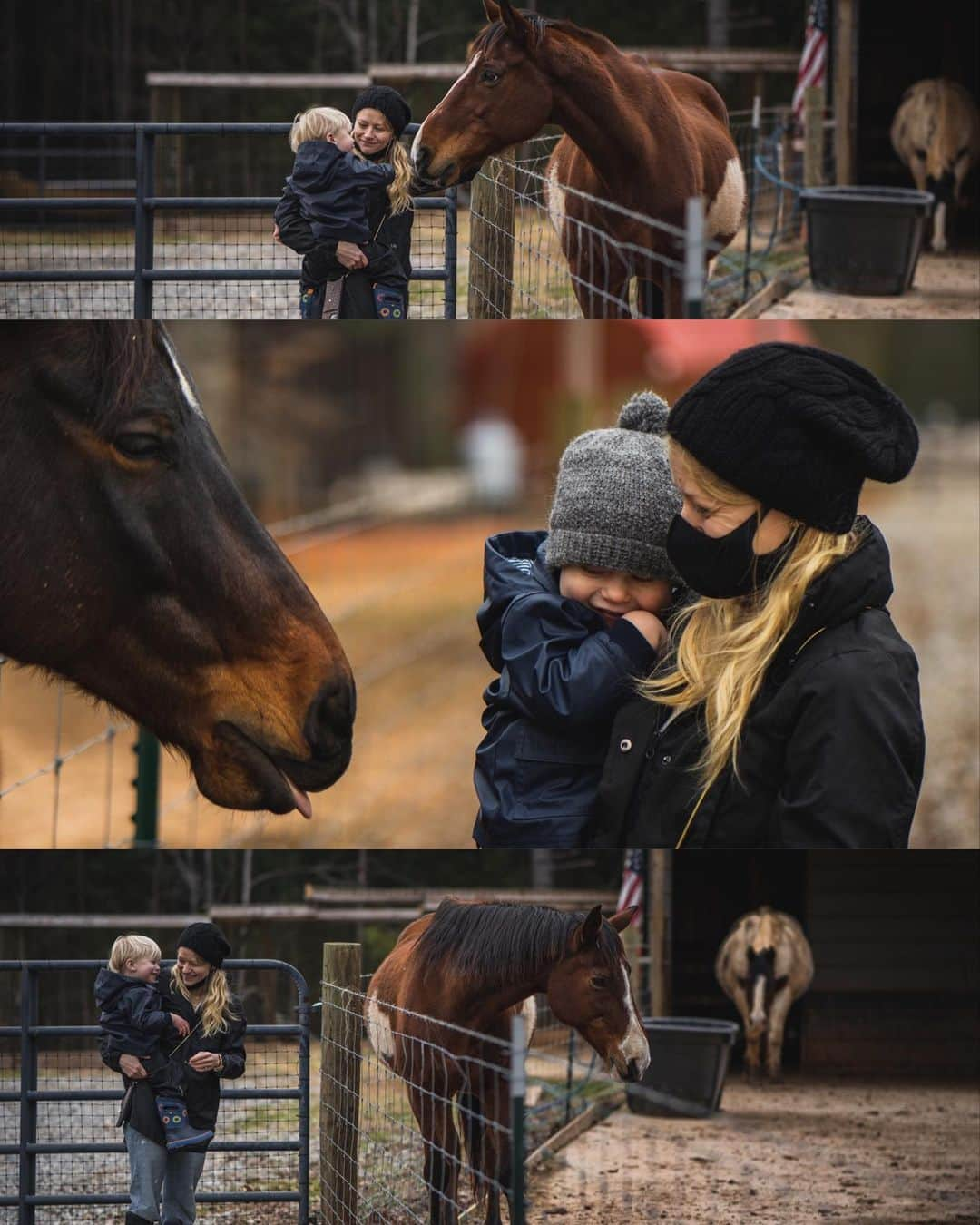 エミリー・デ・レイヴィンさんのインスタグラム写真 - (エミリー・デ・レイヴィンInstagram)「A few weeks ago we stayed the night (in our RV) at a very special rescue farm. @secondchancerescuesc  We helped to feed the (many!) piggies 🐷🐷🐷, & horses 🐎 , chickens 🐔 , cows 🐮 & donkeys 🐴 & of course give them lots of love & pets 🥰.  These animals are so incredibly loved & cared for there 🙏❤️ Downside- trying to tear the kids away from their new found friends!! 🤪 We found this place through @harvesthosts - such an awesome company! We’ve stayed at some really lovely farms & vineyards over the last few months & had an amazing experience at all! (all one night stops ‘cos generally these places don’t have hook ups for the RV)  P.S. last pic= some major cuteness sibling love 💕 I   📷 @eb.photogeography  #rvlife #lifeontheroad #rescuefarm #animallovers #mumlife #momlife #kidlife #toddlerlife #lovelife」1月25日 13時09分 - emiliede_ravin