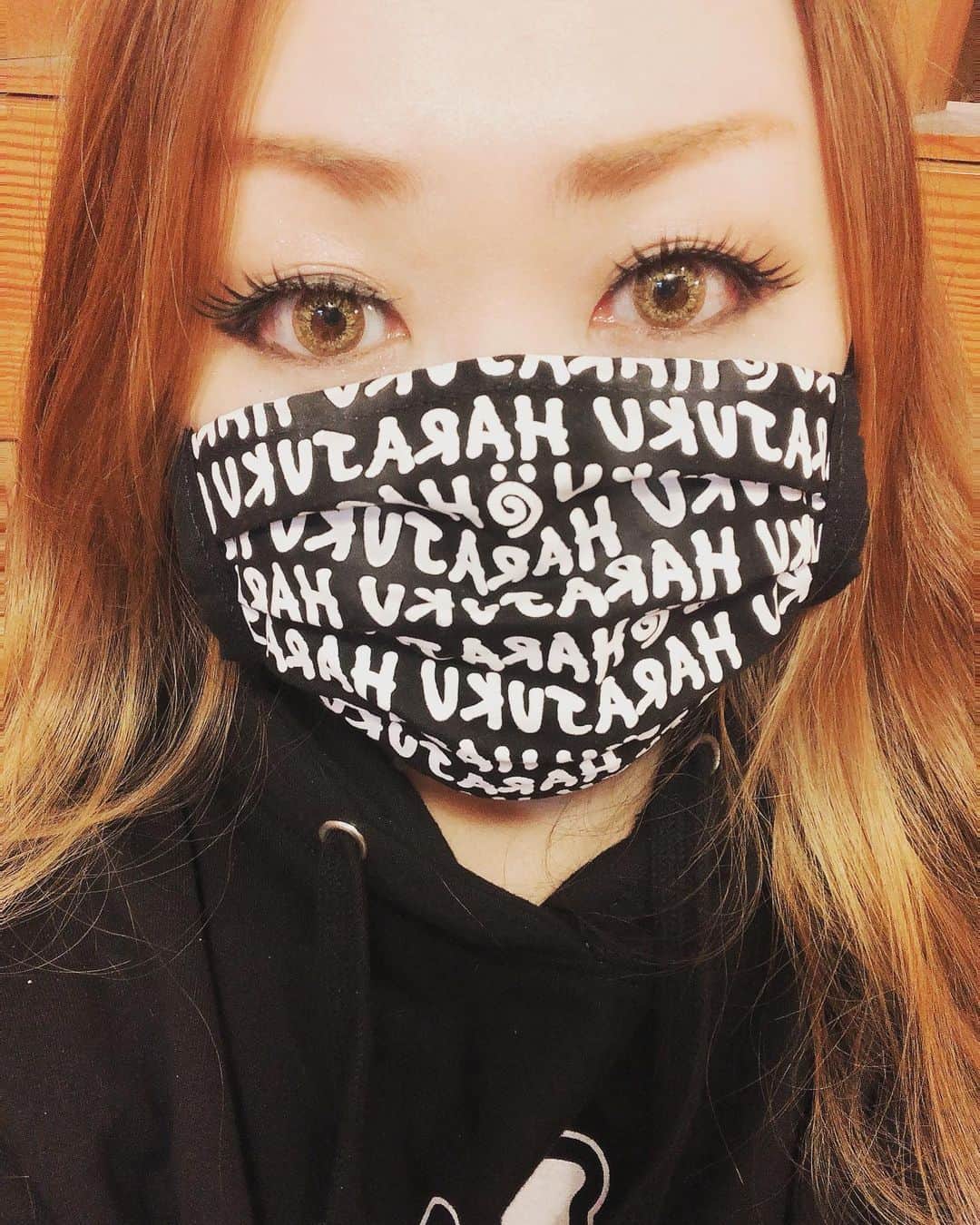有奈めぐみのインスタグラム：「HARAJUKUマスク #av #風俗嬢 #熟女 #渋谷 #原宿 #harajuku #マスク」