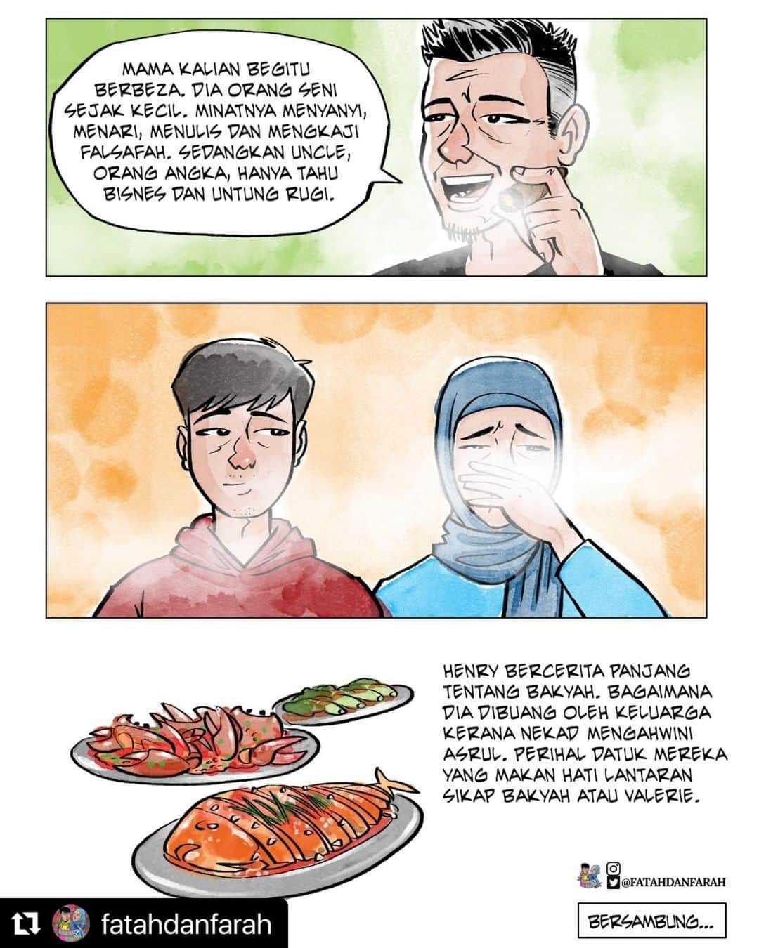 Koleksi Komik Malaysiaさんのインスタグラム写真 - (Koleksi Komik MalaysiaInstagram)「#Repost @fatahdanfarah with @make_repost ・・・ Ini adalah episod kelima #fatahdanfarah ! 🎉  Adakah mereka akan bertemu dengan Uncle Henry?  Let's see! 🤩  Semua episod di: https://linktr.ee/fatahdanfarah   #episod5 #graphicnovel #novelgrafik #webcomic #webkomik #gengkomikdigital #gengkomikmalaysia #malaysian #projekdialog」1月25日 16時23分 - tokkmungg_exclusive