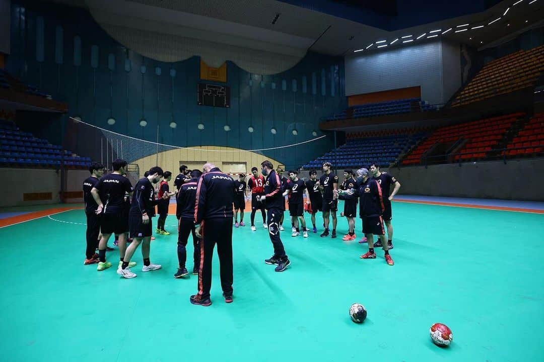 坂井幹のインスタグラム：「. . Last Match!!!! Let's go〜〜💨💨 . #egypt #egypt2021  #handball #japan #worldchampionship」