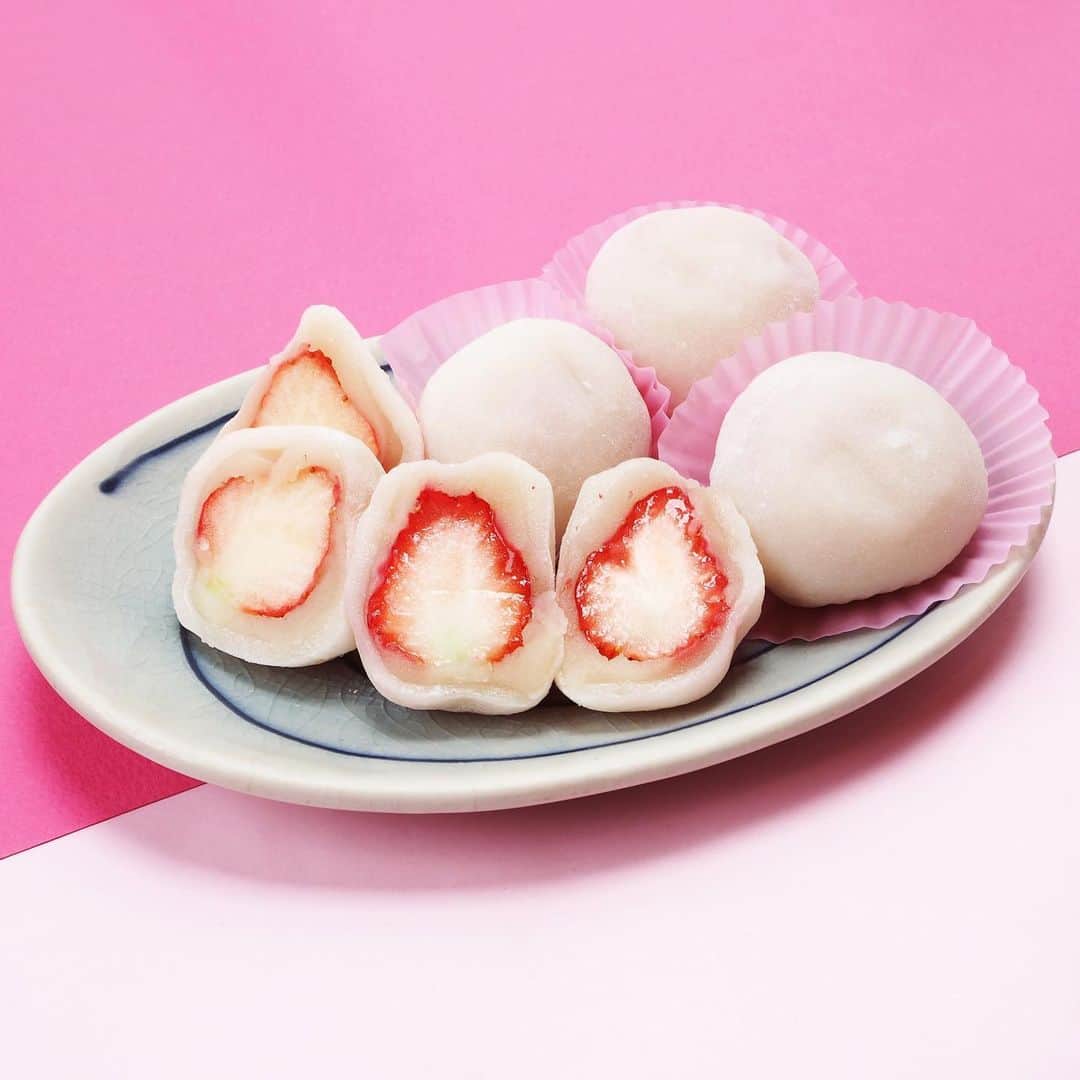 天王寺ミオさんのインスタグラム写真 - (天王寺ミオInstagram)「和かわいい甘味喫茶、「甘党まえだ」からいちごの季節だけの限定商品が ...