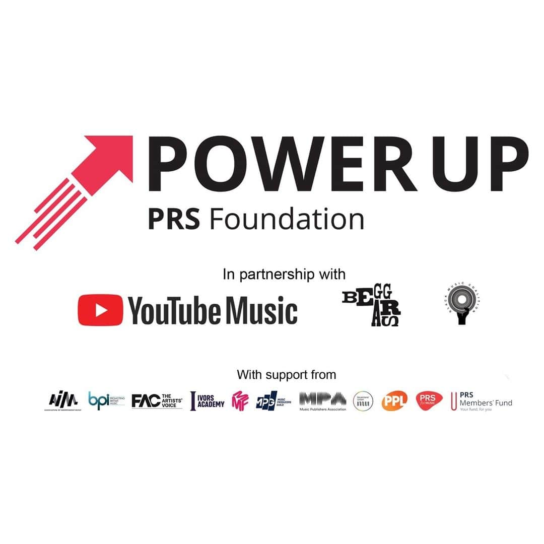 PRS for Musicのインスタグラム：「We're pleased to support this new programme from @prsfoundation which will power up Black music creators & industry professionals, and will tackle anti-Black racism & racial disparities in the UK music industry. #PowerUpMusic  LINK IN BIO FOR MORE DETAILS」
