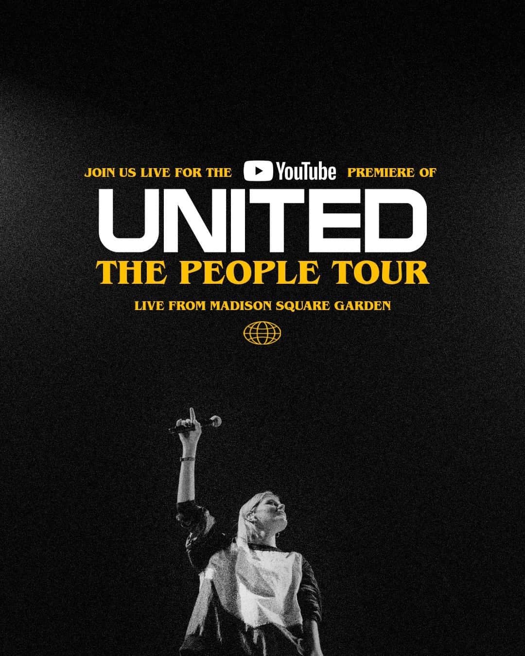ユナイテッドのインスタグラム：「The countdown is on!   Join us this Friday 1/29 in the chat and watch our live premiere of The People Tour: Live from Madison Square Garden on our YouTube channel.  Hit the link in our bio to get a reminder.」