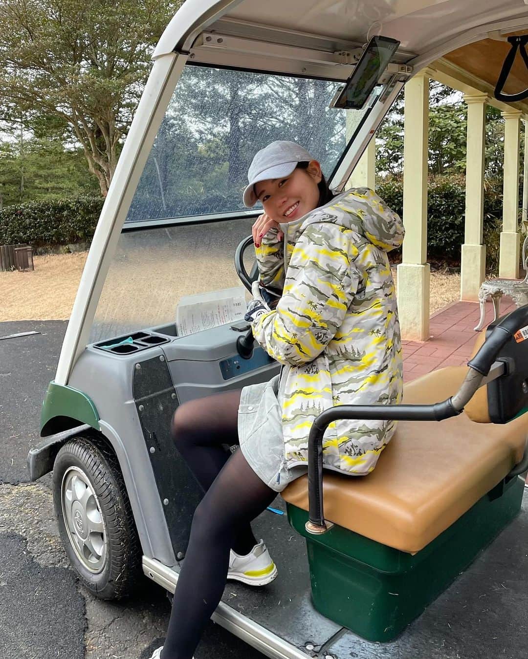 田中響子さんのインスタグラム写真 - (田中響子Instagram)「前回被っていた47のキャップ。 ゴルフでも使えちゃうの🧢  そういえば！ 2020年はトータル125ラウンドでした⛳️ 100ラウンドという目標達成。  ご一緒させていただいた方、 ありがとうございました🐼🤍」1月25日 19時12分 - coco.golf