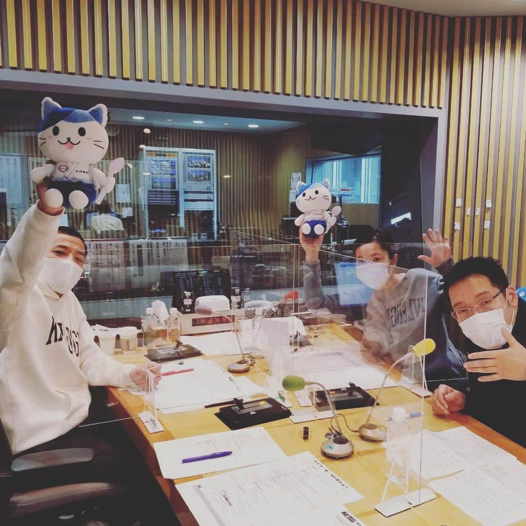 平野ノラさんのインスタグラム写真 - (平野ノラInstagram)「はー坊が来たよ！  #神田伯山 #ナイツザラジオショー  #ナイツ #平野ノラ #ニッポン放送」1月25日 19時36分 - noranoranora1988