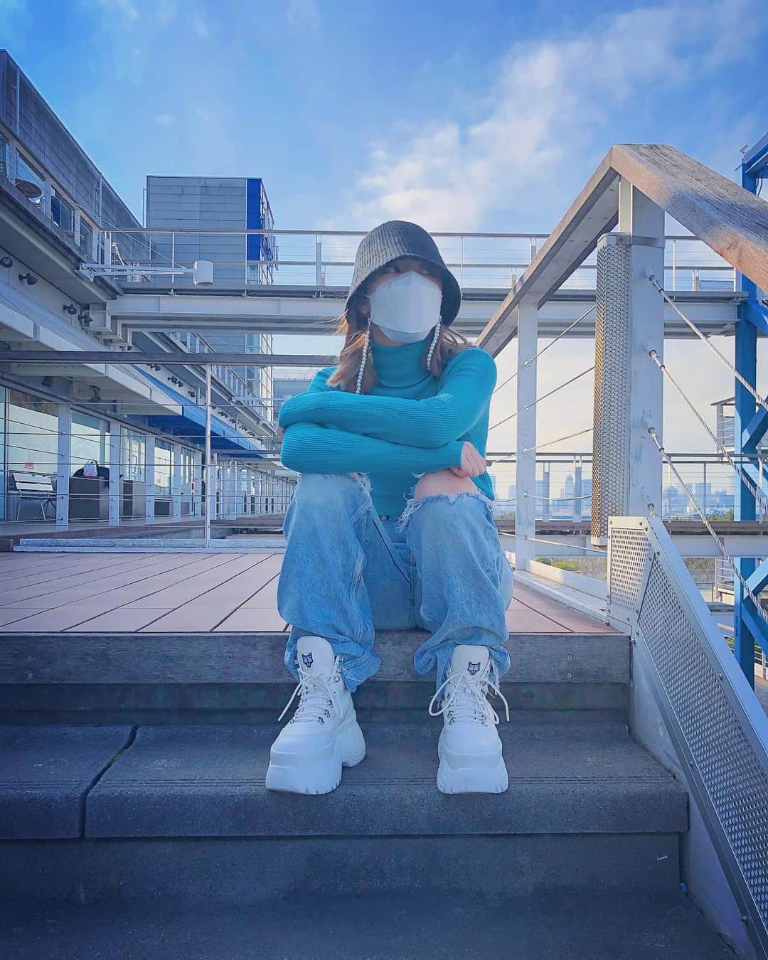 honoka のインスタグラム：「💙💙💙💙」