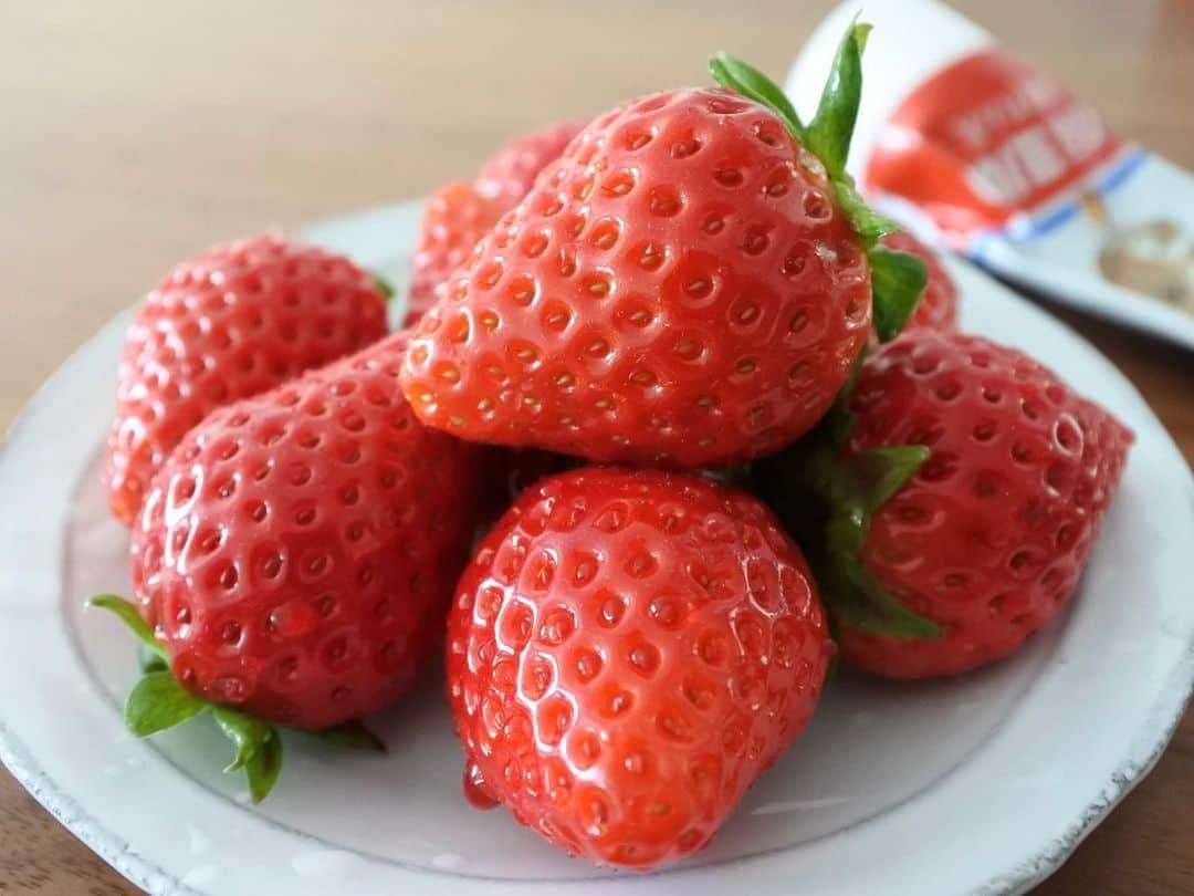 中山美香さんのインスタグラム写真 - (中山美香Instagram)「いちご〜☺︎ 安くなっていたので思わず♪ . . . #いちご #苺 #いちごさん #🍓 #strawberry #fraise #fruits」1月25日 20時11分 - mika5nakayama