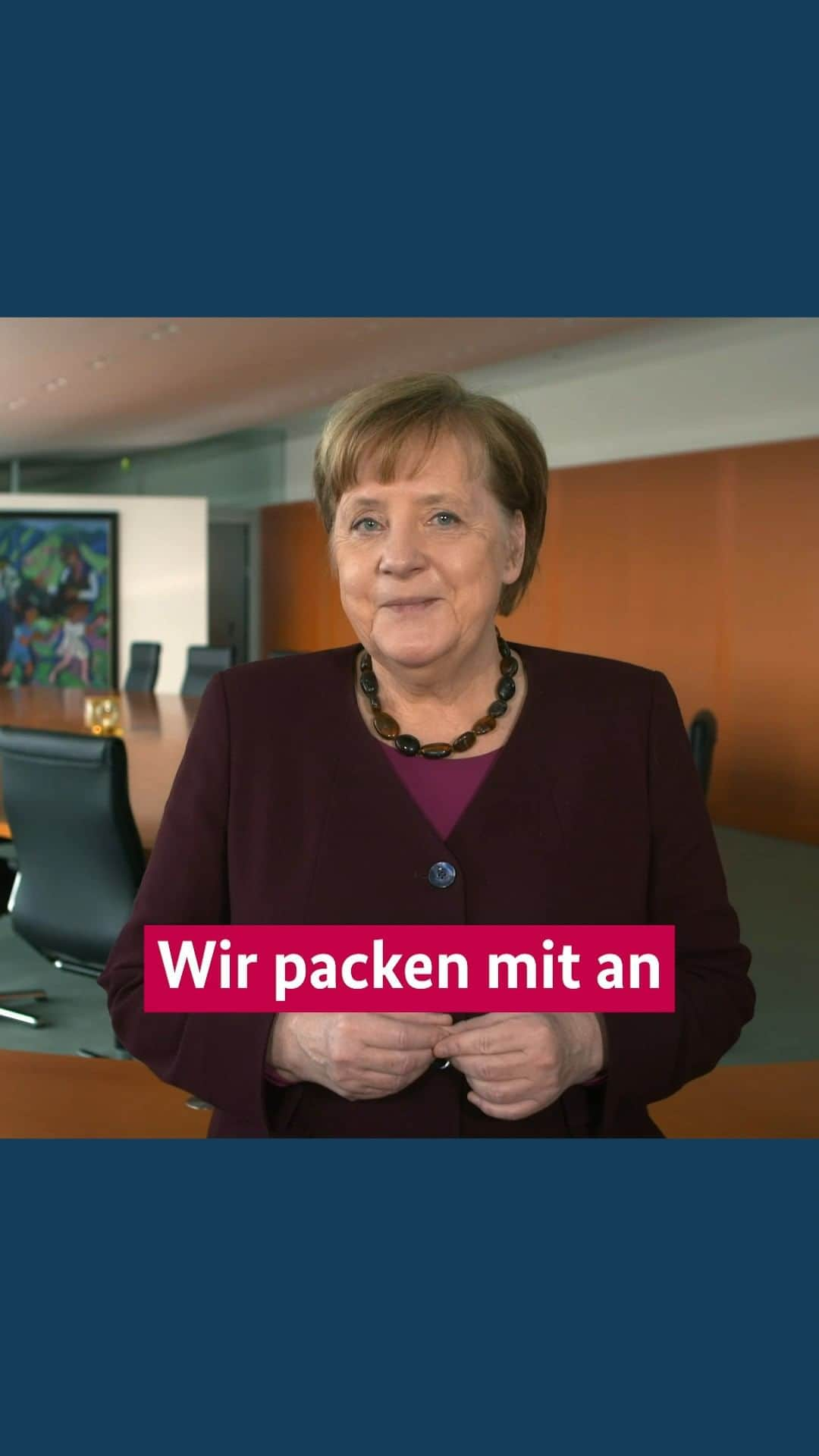 アンゲラ・メルケルのインスタグラム：「Um dem Klimawandel und seinen Folgen entgegenzuwirken, müssen wir weltweit an einem Strang ziehen. Wir packen mit an – Kanzlerin Merkel berichtet beim Climate Adaptation Summit 2021 per Videobotschaft, wie sich Deutschland engagiert, beispielsweise mit Hilfen für die ärmsten Länder.  #ClimateAdaptationSummit #cas2021 #Bundeskanzlerin #Merkel #Climate #Klima #Politik #politics」