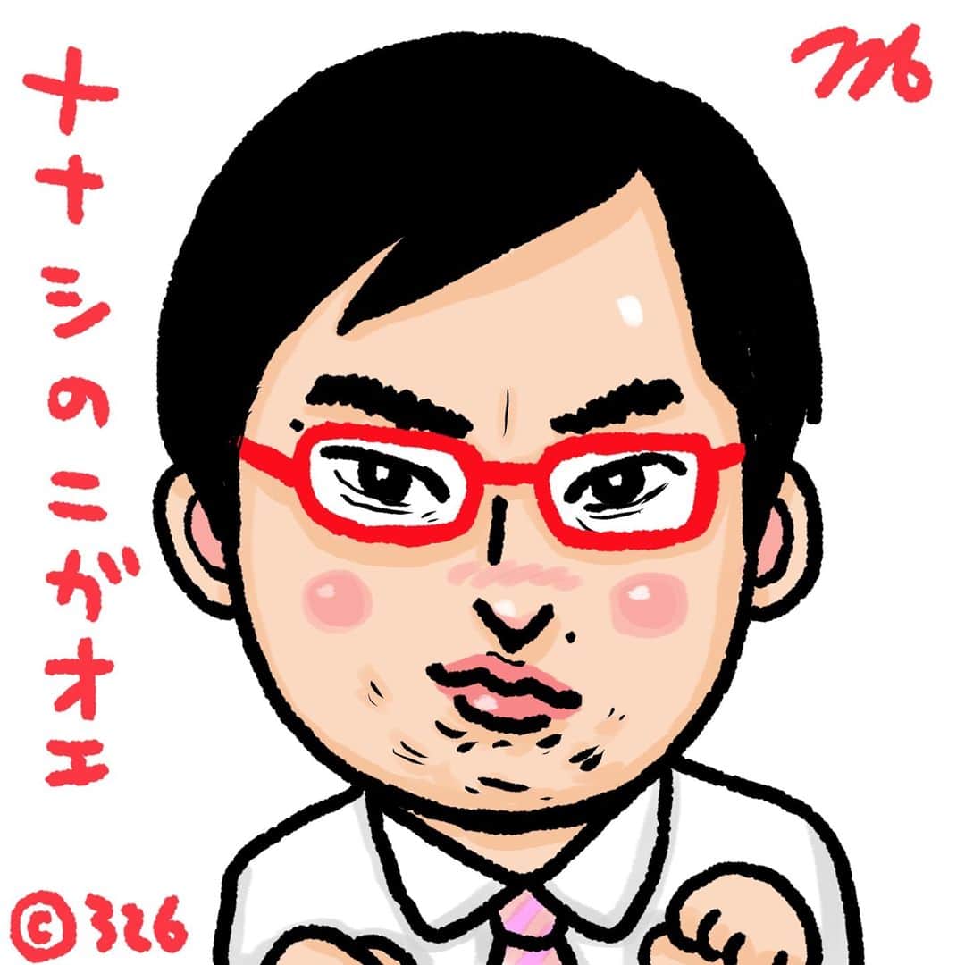 326のインスタグラム：「ななしの似顔絵1/26 昨日の答えはレキシこと池田貴史さんでした。ファンキーです。カッコいいんだよなぁ。友達に教えてもらってからゲキハマリしました笑 amzn.to/3lV42cc amazon.co.jp/dp/4344036107/…  amazon.co.jp/dp/4908059063/… amazon.co.jp/dp/4861132150/… amazon.co.jp/dp/B07MGSH1TN/ …」