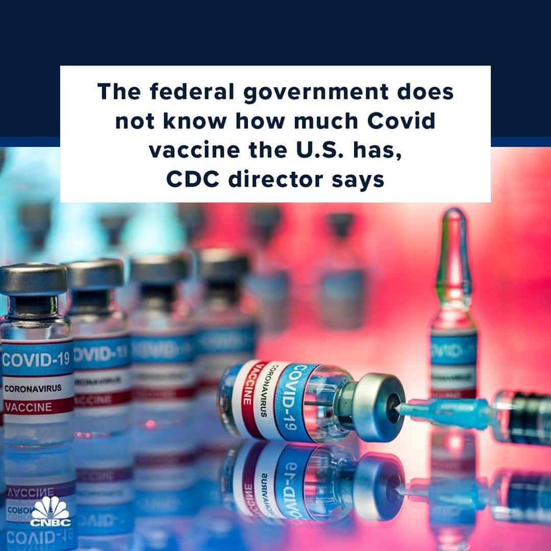 CNBCさんのインスタグラム写真 - (CNBCInstagram)「“I can’t tell you how much vaccine we have..."⁠ ⁠ The director of the CDC warned Sunday that the federal government does not know how much coronavirus vaccine the nation has, a complication that adds to the already herculean task before the Biden administration. ⁠ ⁠ CDC director Dr. Rochelle Walensky said: “If [state health officials] don’t know how much vaccine they’re getting not just this week, but next week and the week after, they can’t plan. They can’t figure out how many sites to roll out, they can’t figure out how many vaccinators that they need, and they can’t figure out how many appointments to make for the public.”⁠ ⁠ In a dig at the Trump administration, Walensky said the lack of knowledge of vaccine supply is indicative of “the challenges we’ve been left with.”⁠ ⁠ Full story at the link in bio. ⁠ ⁠」1月26日 0時31分 - cnbc