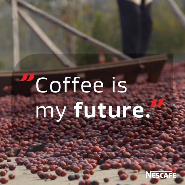 NESCAFEのインスタグラム：「Our Nescafé Youth Initiative provides training in coffee production, good agricultural practices, product quality, digital skills, business acumen and valuable self confidence to strengthen employability.  📋Read Cesar’s story http://nes.tl/Cesar #NescaféPlan」