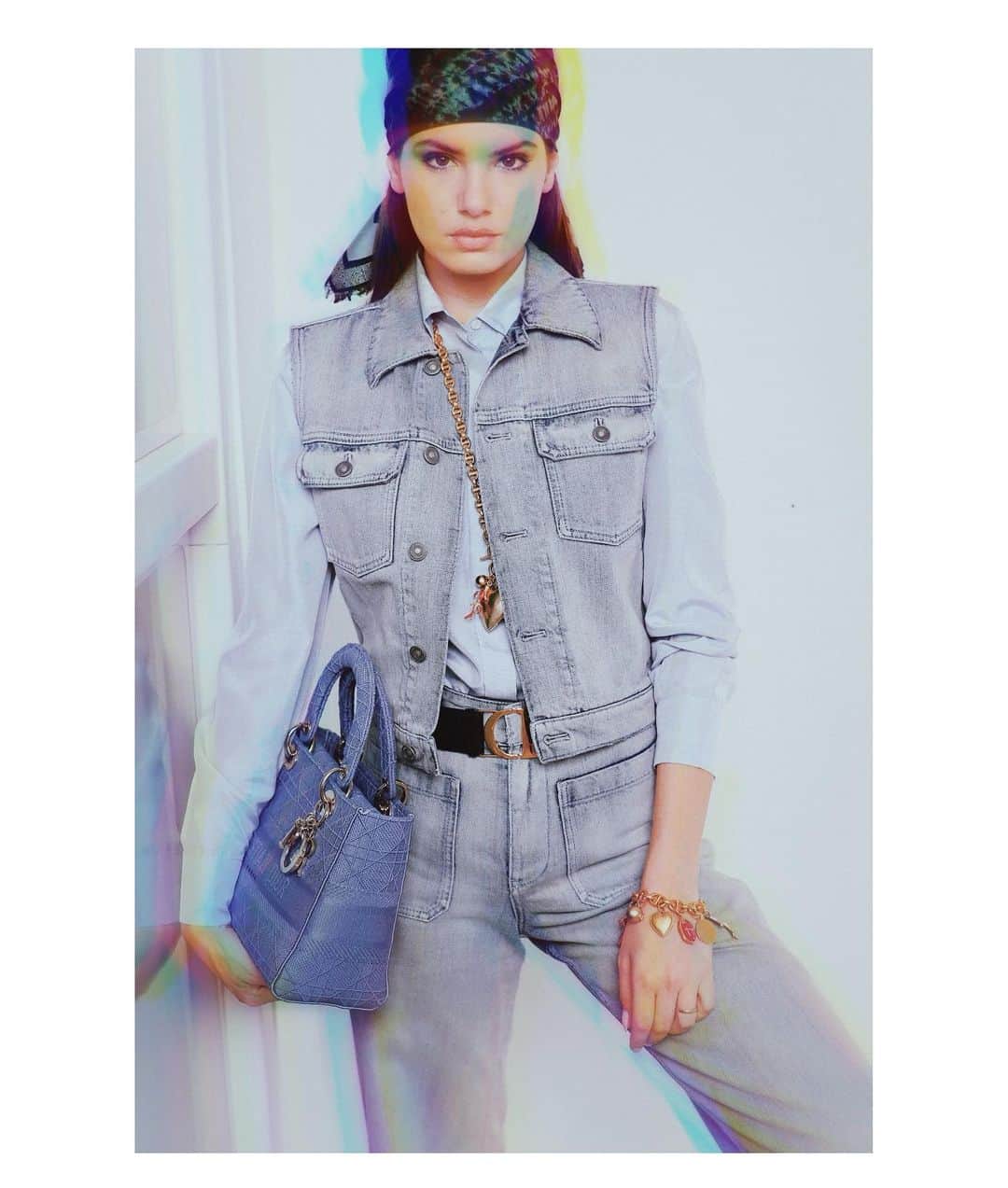 Camila Queirozのインスタグラム：「Dia de @dior Haute Couture Spring-summer 21.   É sempre inspirador acompanhar o trabalho de @mariagraziachiuri e Matteo Garrone. Você pode conferir pelo insta da marca. Poético, forte e unindo mais uma vez a moda e a arte.」