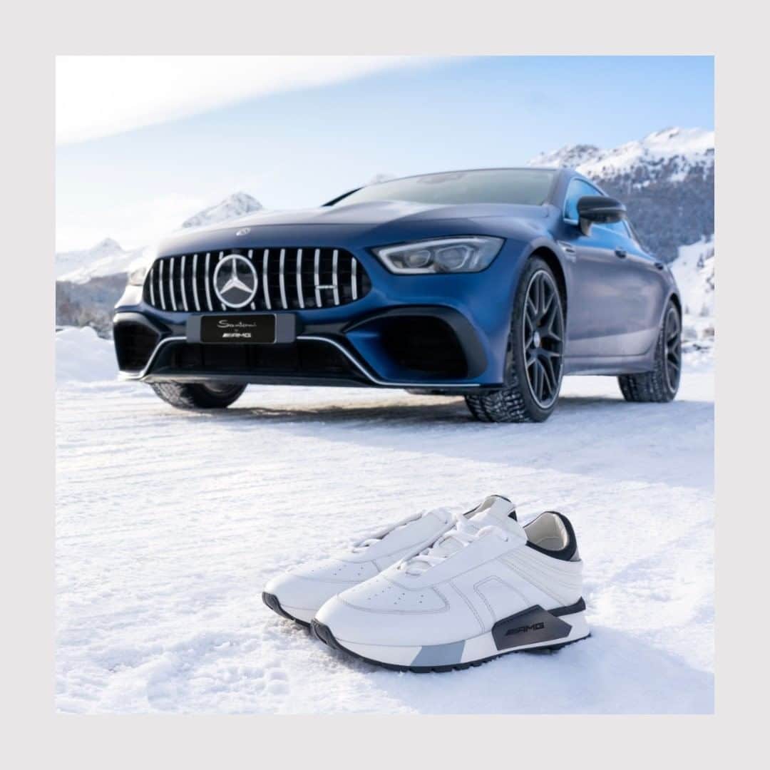 サントーニのインスタグラム：「Since 2005 Santoni and @mercedesamg have been combining their shared passion for precise craftsmanship and performance. Get ready for a new era of pure performance luxury!  #Santoni #SantoniForAmg #MercedesAMG #AMG #neverstandstill」
