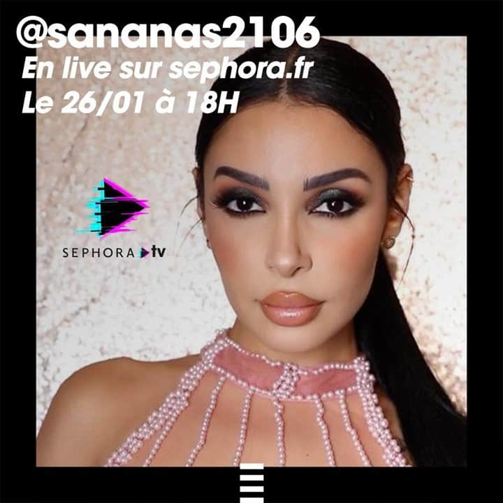 セフォラさんのインスタグラム写真 - (セフォラInstagram)「À noter dans votre agenda : vous avez rendez-vous DEMAIN à 18h avec @sananas2106, pour un live avec la marque @toofacedlovesfrance sur sephora.fr. Commentez des 💖 si vous serez là !  #SephoraFrance」1月26日 2時10分 - sephorafrance