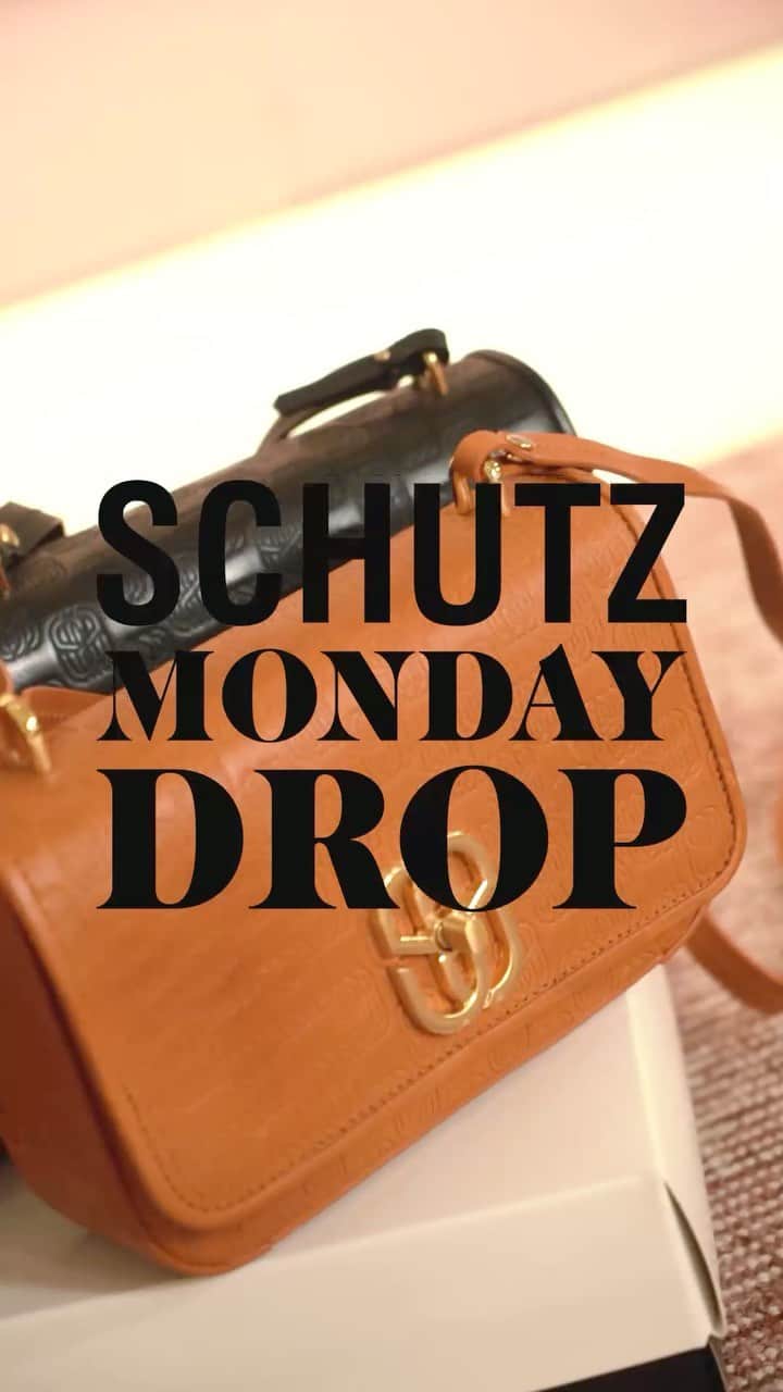 Schutzのインスタグラム：「Estamos de volta com mais uma #MondayDrop para apresentar a #schutzhandbag EMBLEM! com @sowagner 🤍📲」