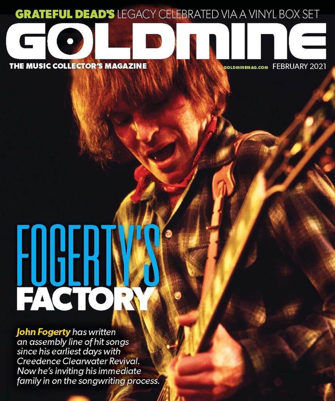 ジョン・フォガティさんのインスタグラム写真 - (ジョン・フォガティInstagram)「On the cover of the February issue for @goldminemagazine 🎸 Thank you for having me!✌🏻」1月26日 3時05分 - johnfogerty