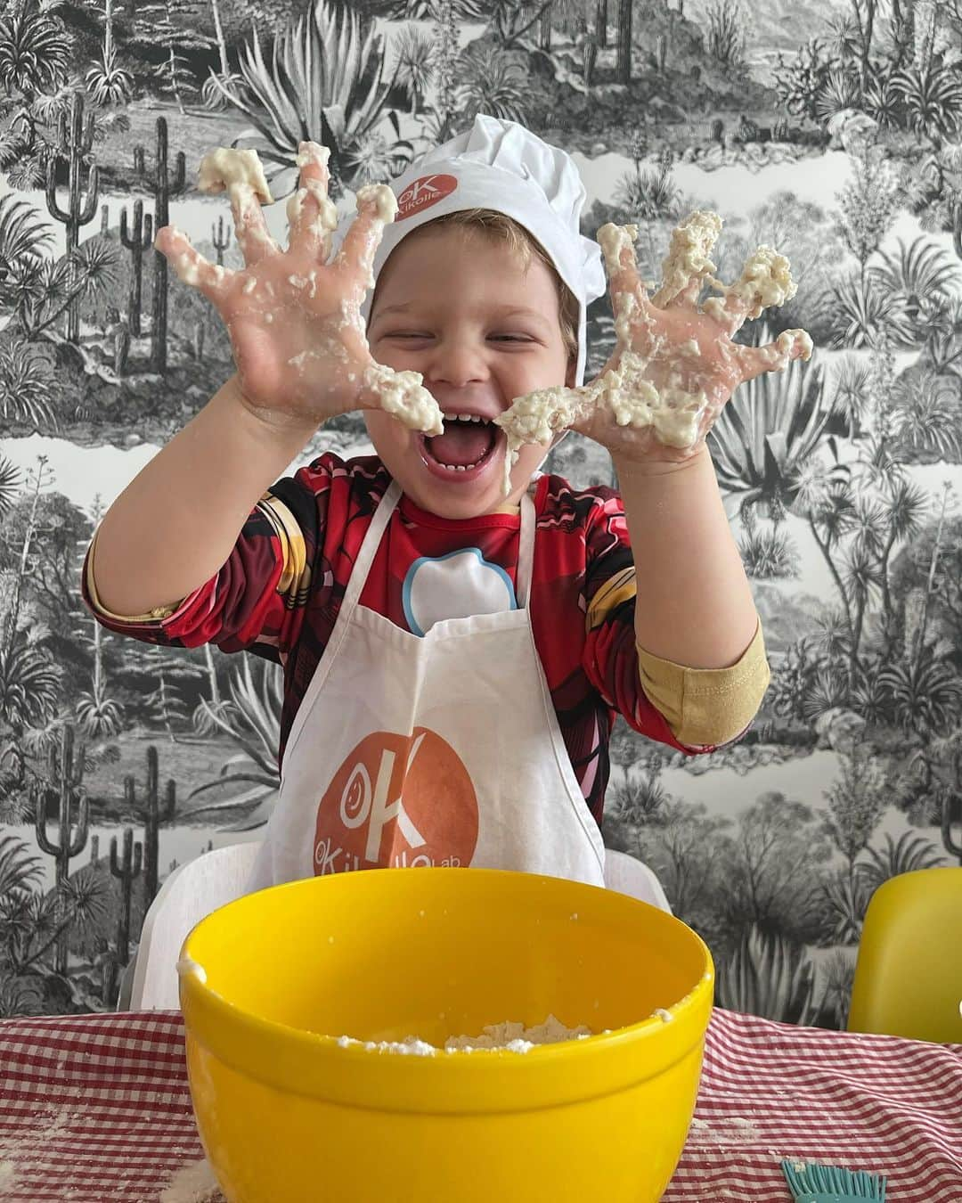 キアラ・フェラーニさんのインスタグラム写真 - (キアラ・フェラーニInstagram)「Leo made his first pizza this morning with daddy @fedez 🥰」1月26日 3時16分 - chiaraferragni