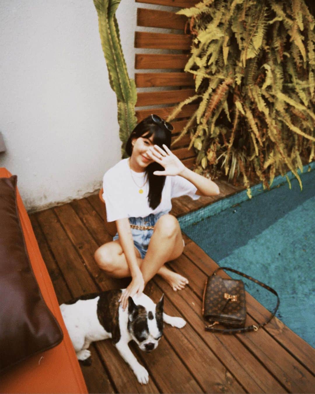 Gabriela Salesのインスタグラム：「Eu e ele sempre assim 💙」