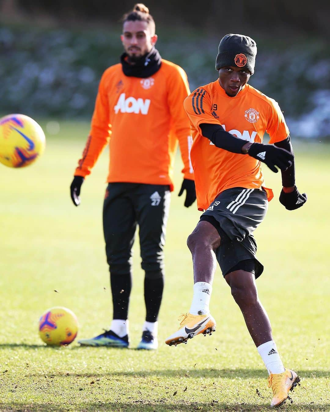 マンチェスター・ユナイテッドさんのインスタグラム写真 - (マンチェスター・ユナイテッドInstagram)「Finishing drills on point 👌 #MUFC #PremierLeague」1月26日 3時43分 - manchesterunited