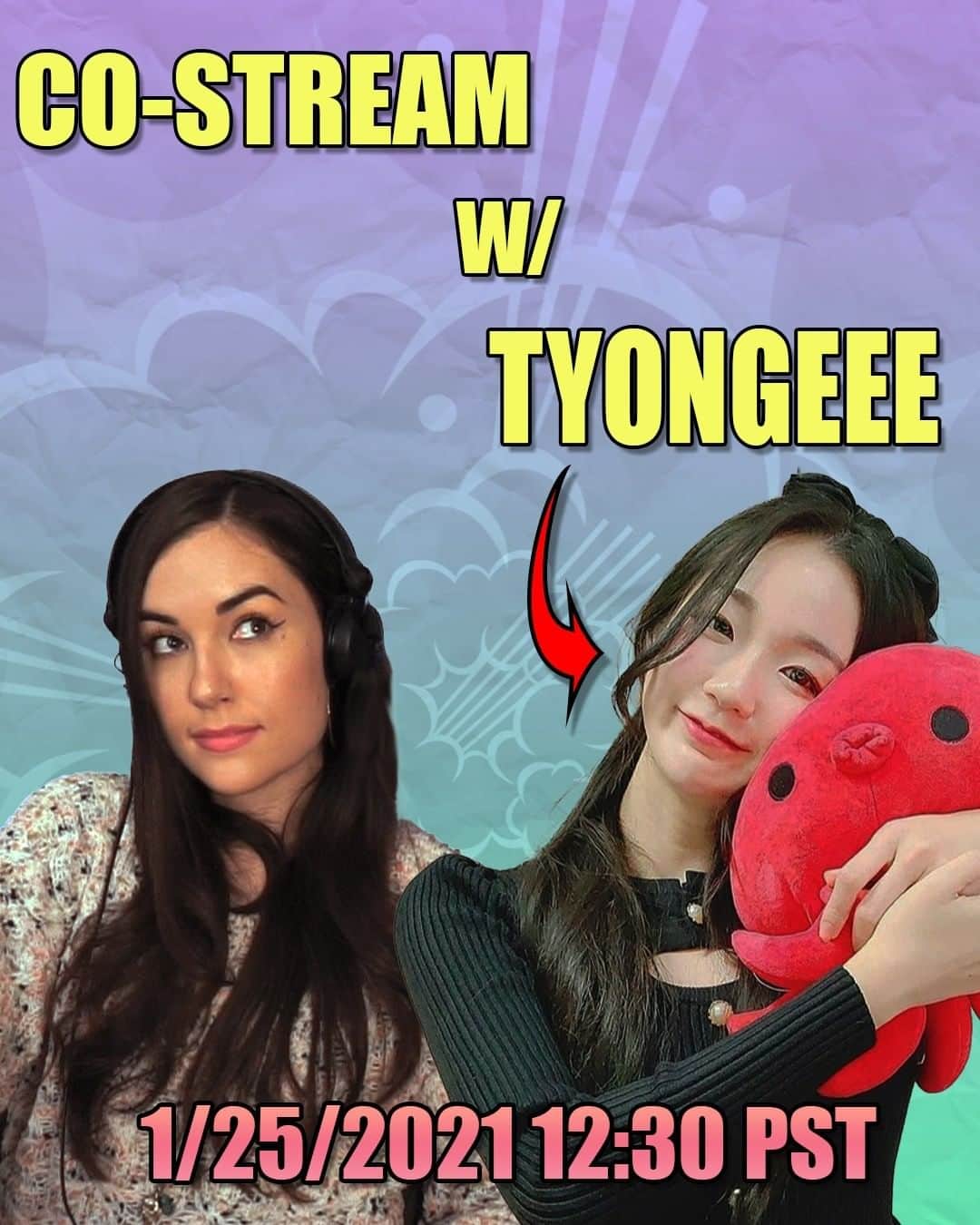 サーシャ・グレイのインスタグラム：「Today is the day I am doing a co-stream with @tyongeee 12:30 PST. I can't wait!!!!! #twitch」