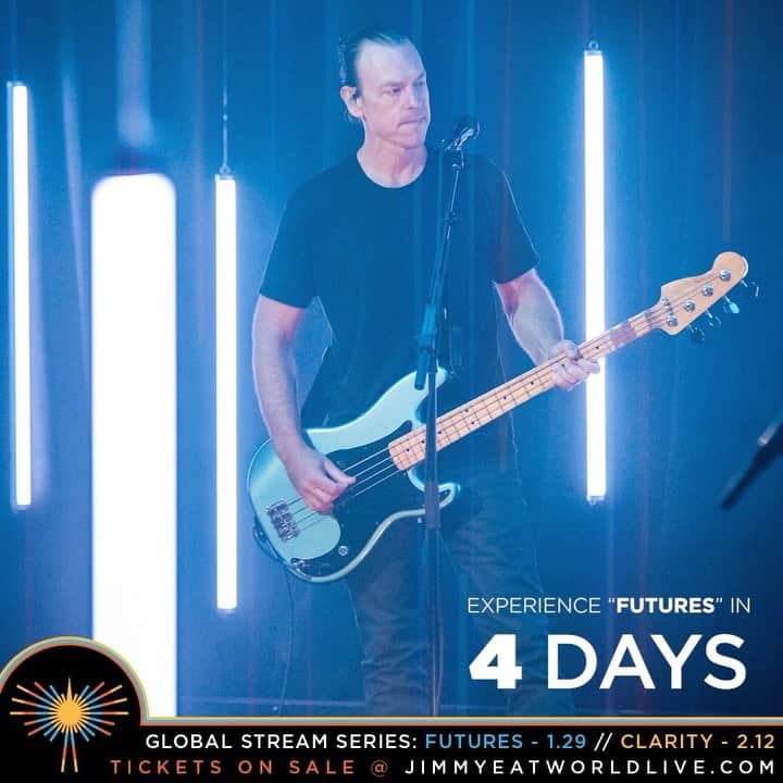 Jimmy Eat Worldのインスタグラム：「The countdown is once again on to the premiere of #PhoenixSessions! This Friday, Jan. 29th catch a unique full album performance of our fifth studio album, #Futures. Get your ticket now at link in bio.」