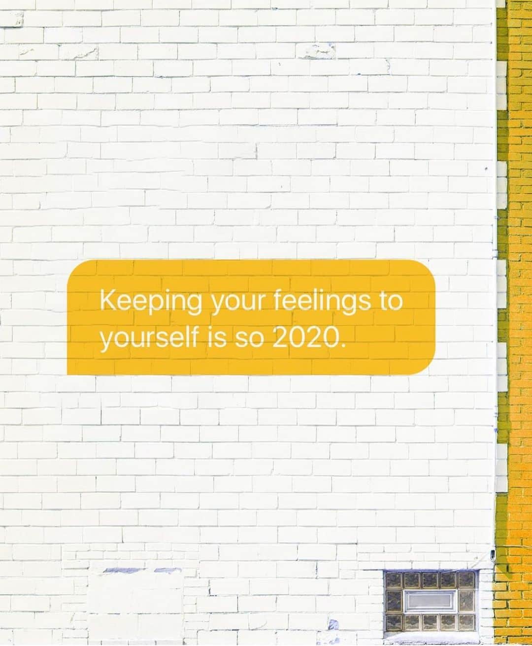 YELLOWのインスタグラム：「More talking about your feelings in 2021 💛  Via @bumble_india」